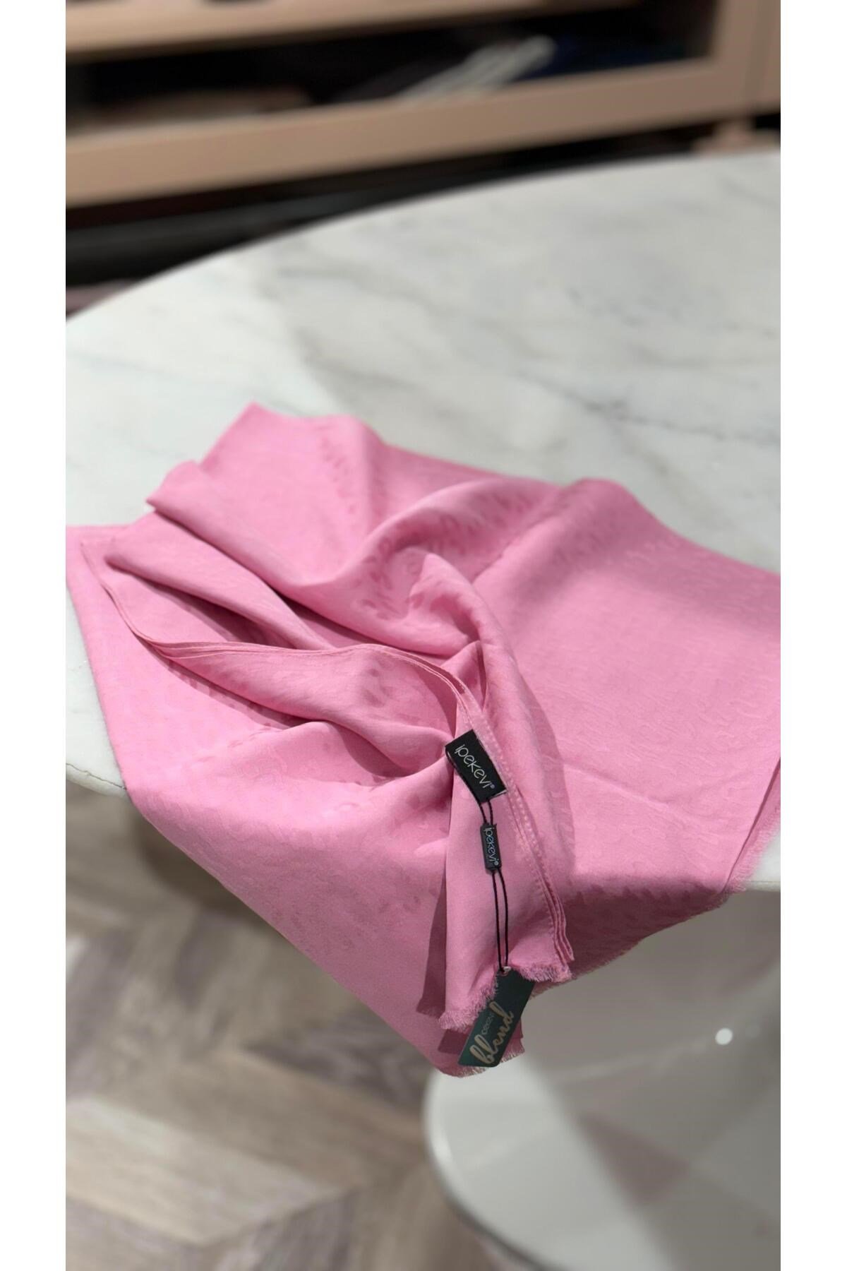 Leopar Desenli Şal 4370 Şeker Pembe
