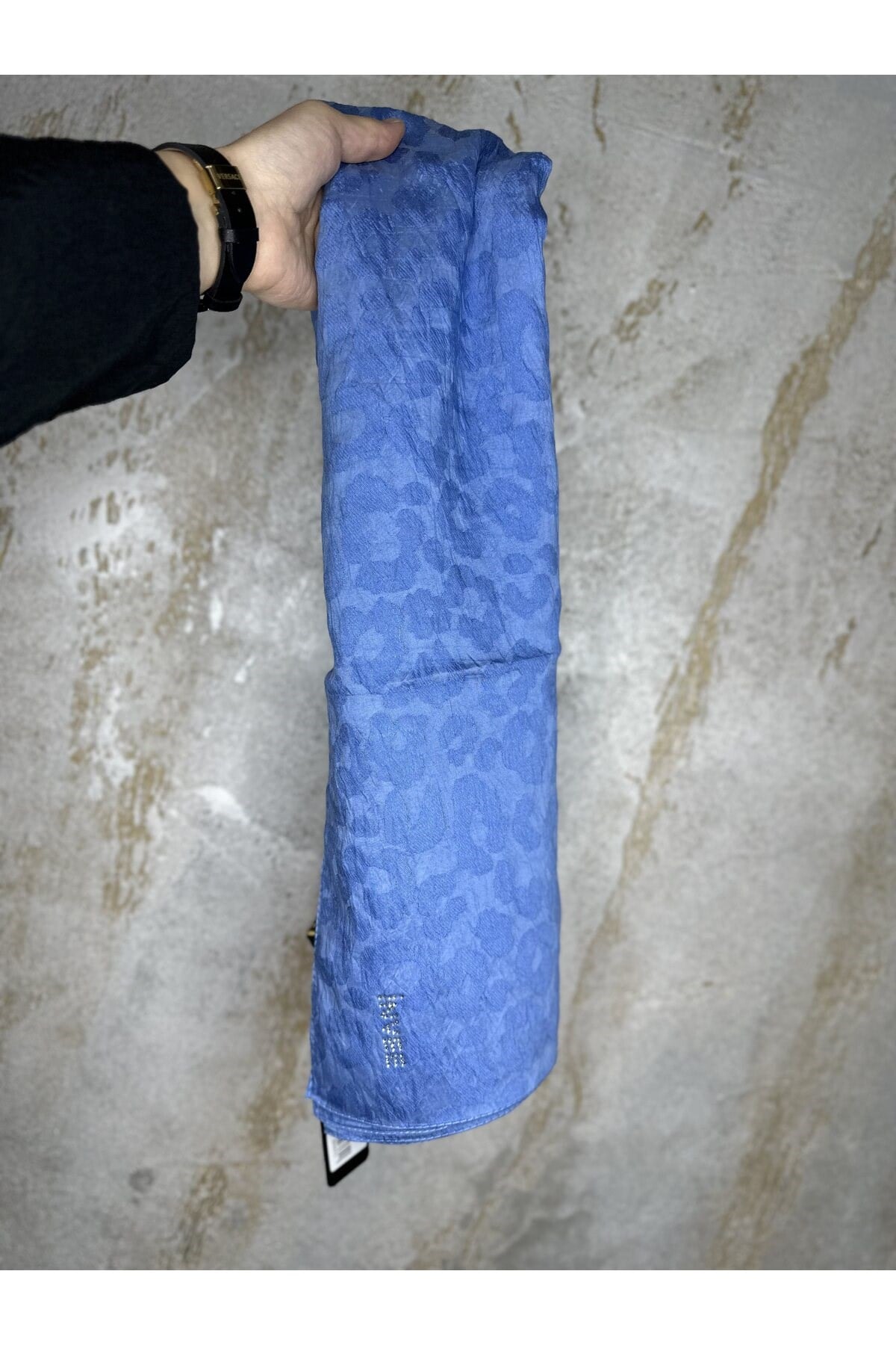 Leopar Şal Mavi