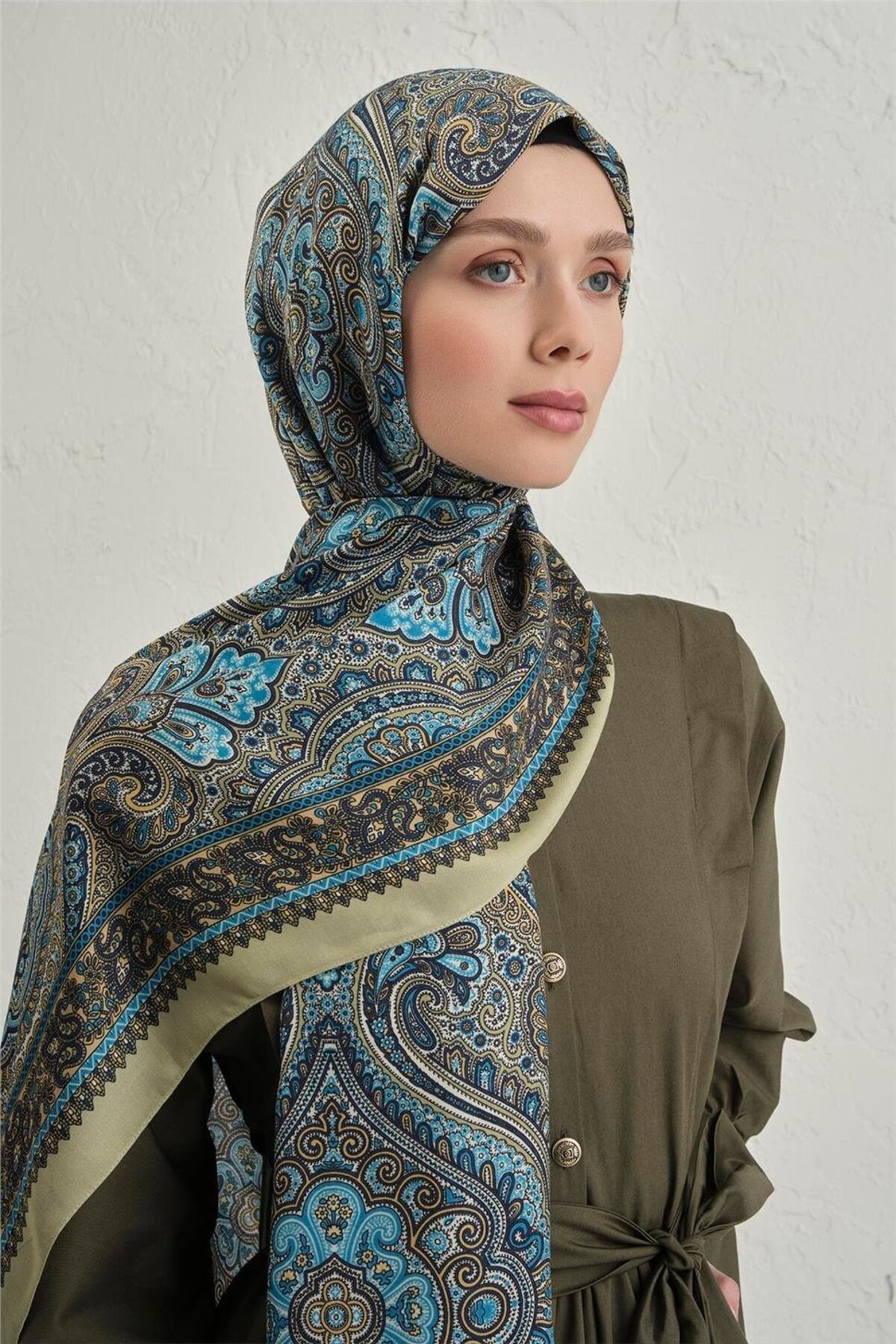 Premium Pure Etnik Desen Şal 3