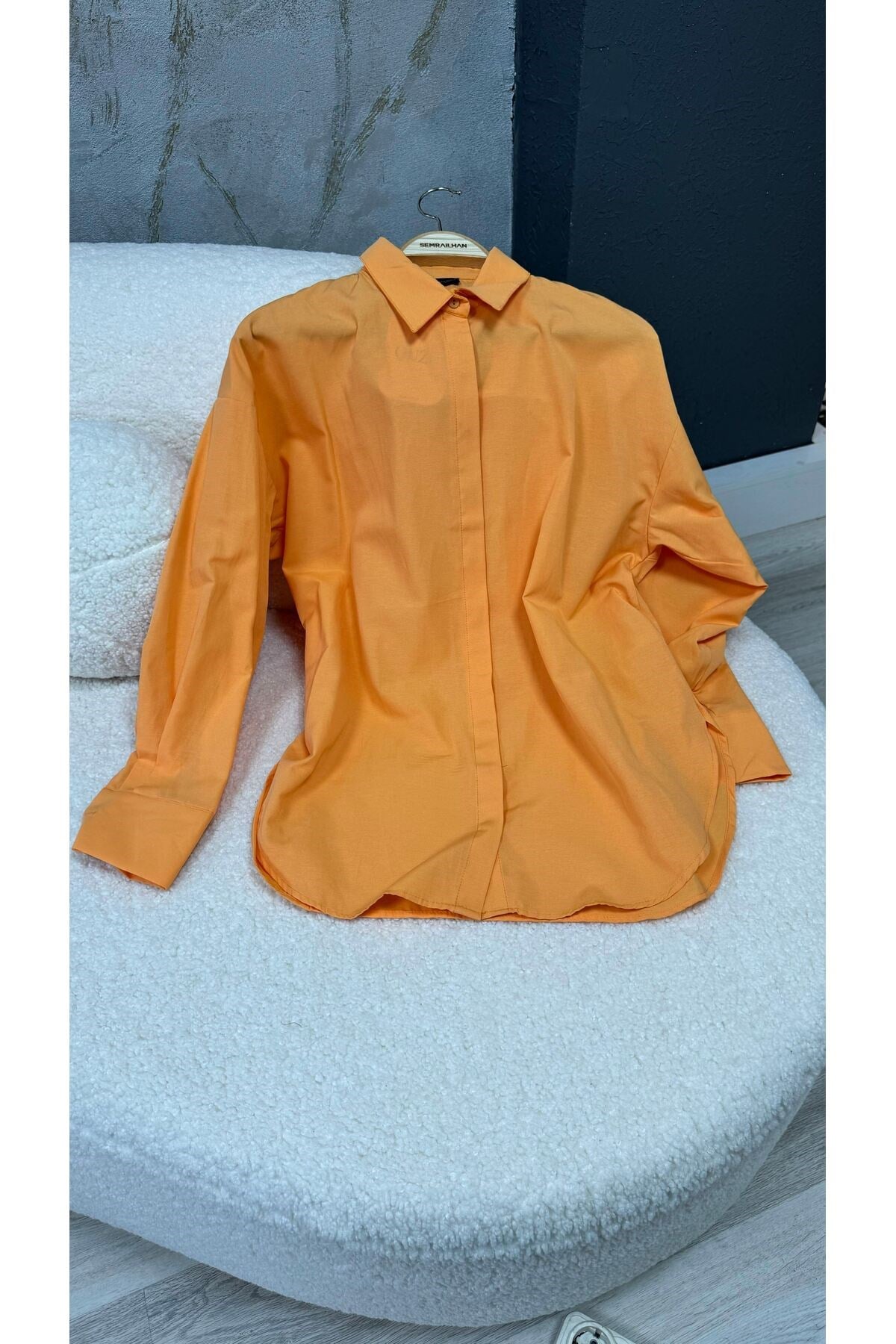 Quzu Oversize Basic Gömlek