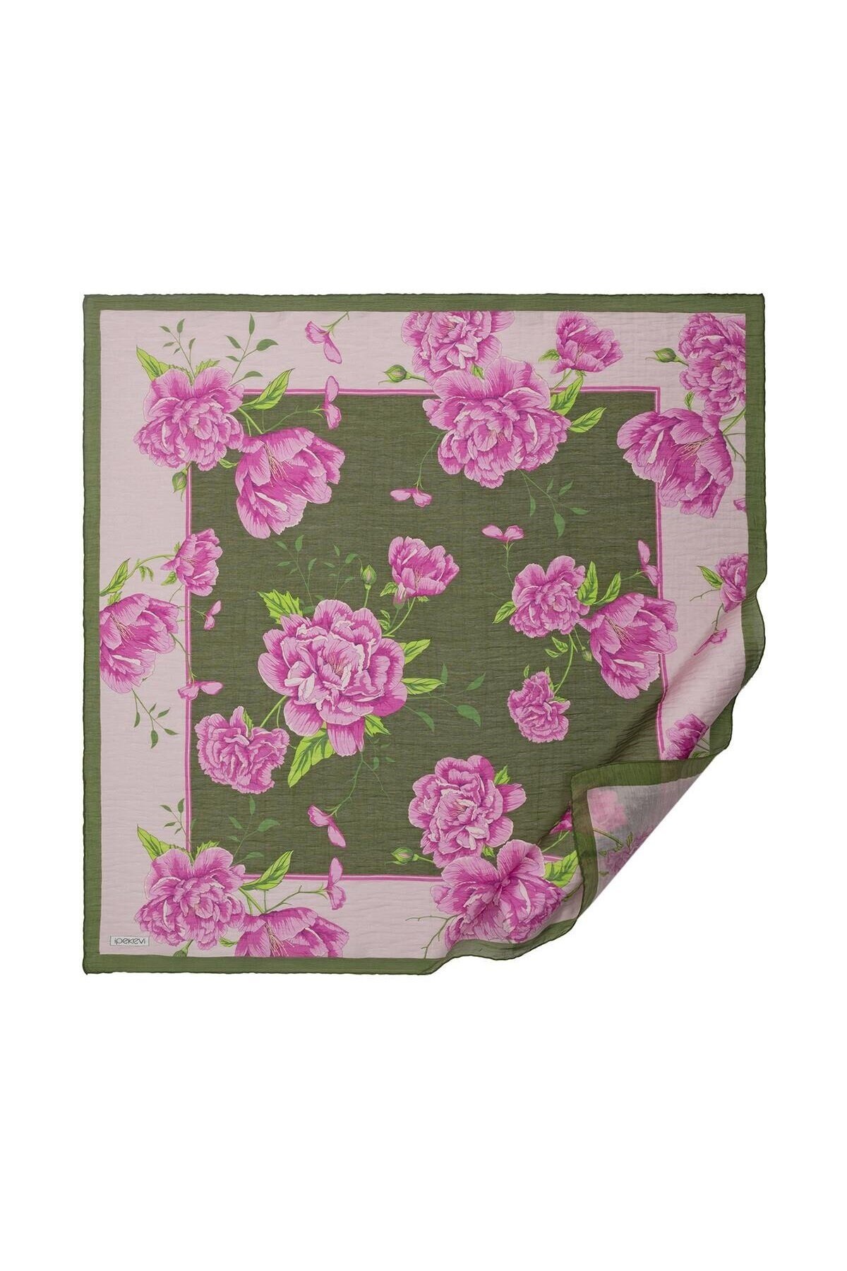 Şakayık Tensel Soft Eşarp 02237-Çam Kokusu