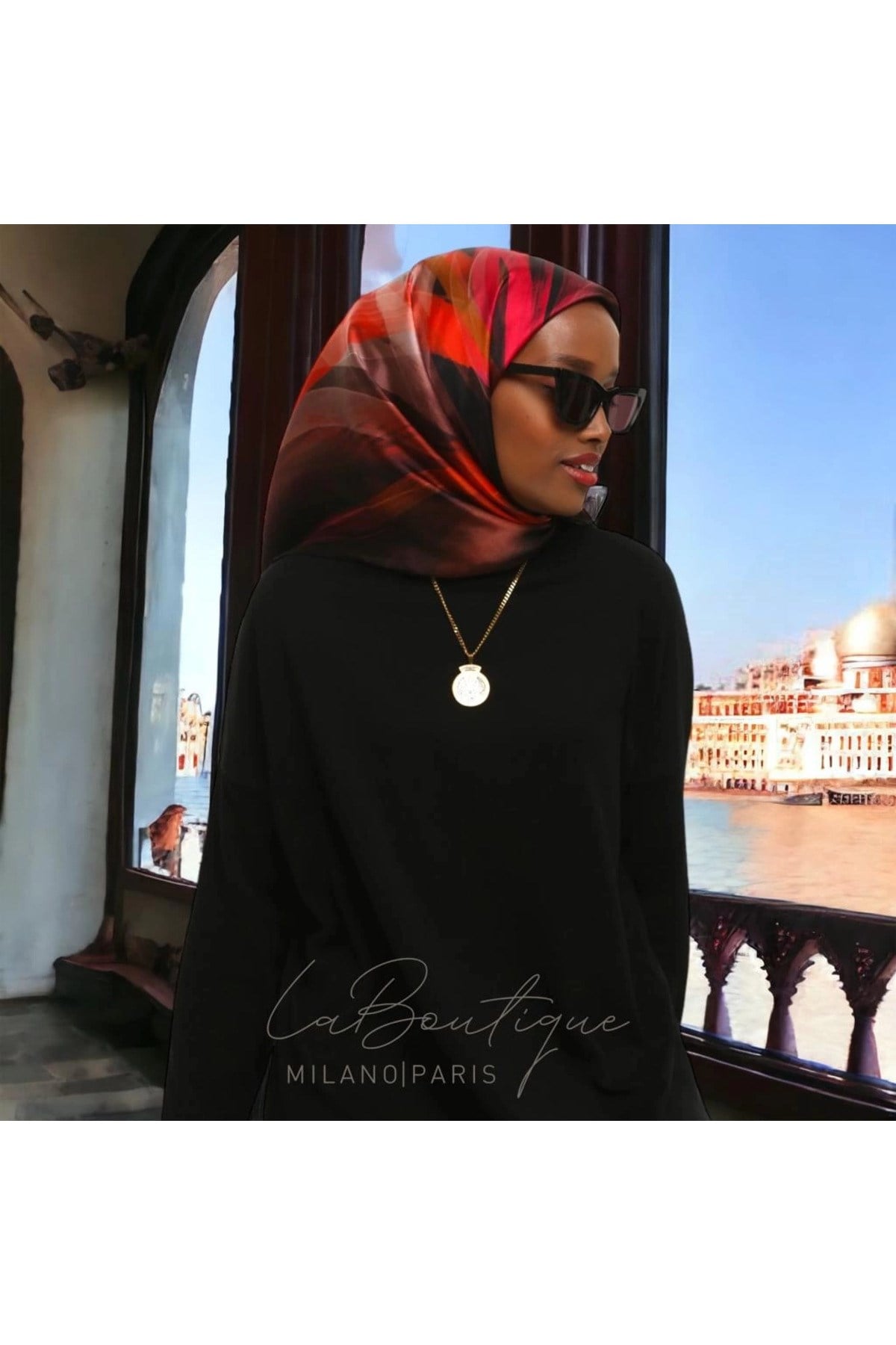 Semra İlhan - La Boutique Yeni Sezon Twill İpek Eşarp