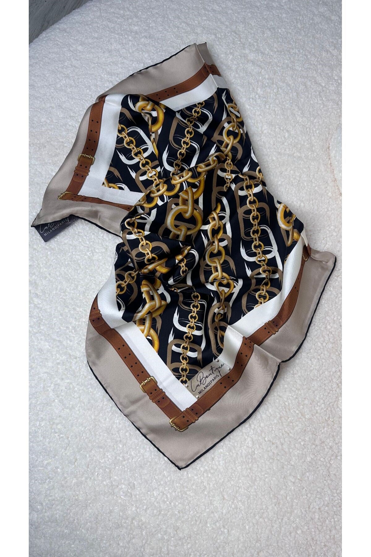 Semra İlhan - La Boutique Yeni Sezon Twill İpek Eşarp