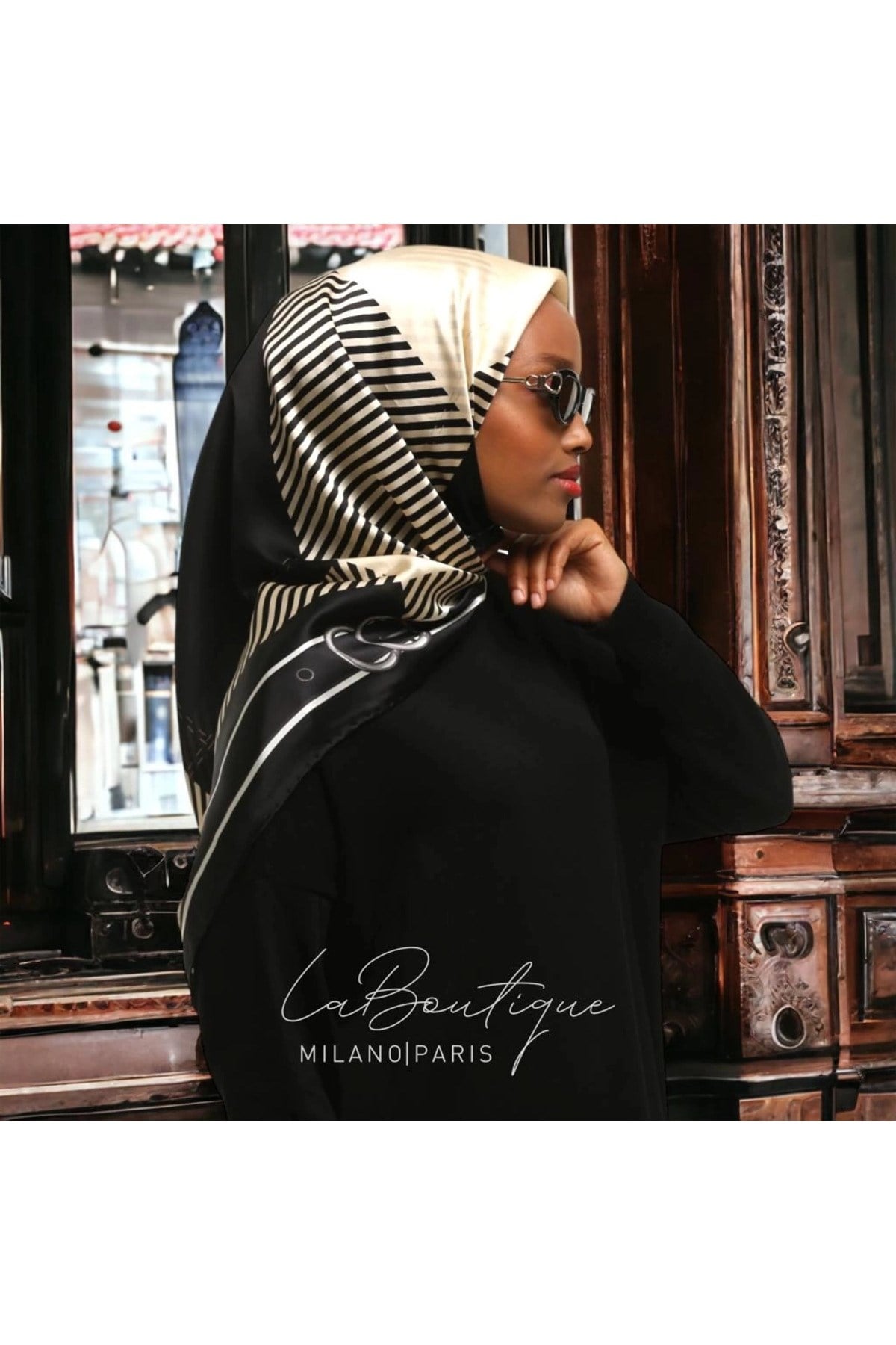 Semra İlhan - La Boutique Yeni Sezon Twill İpek Eşarp