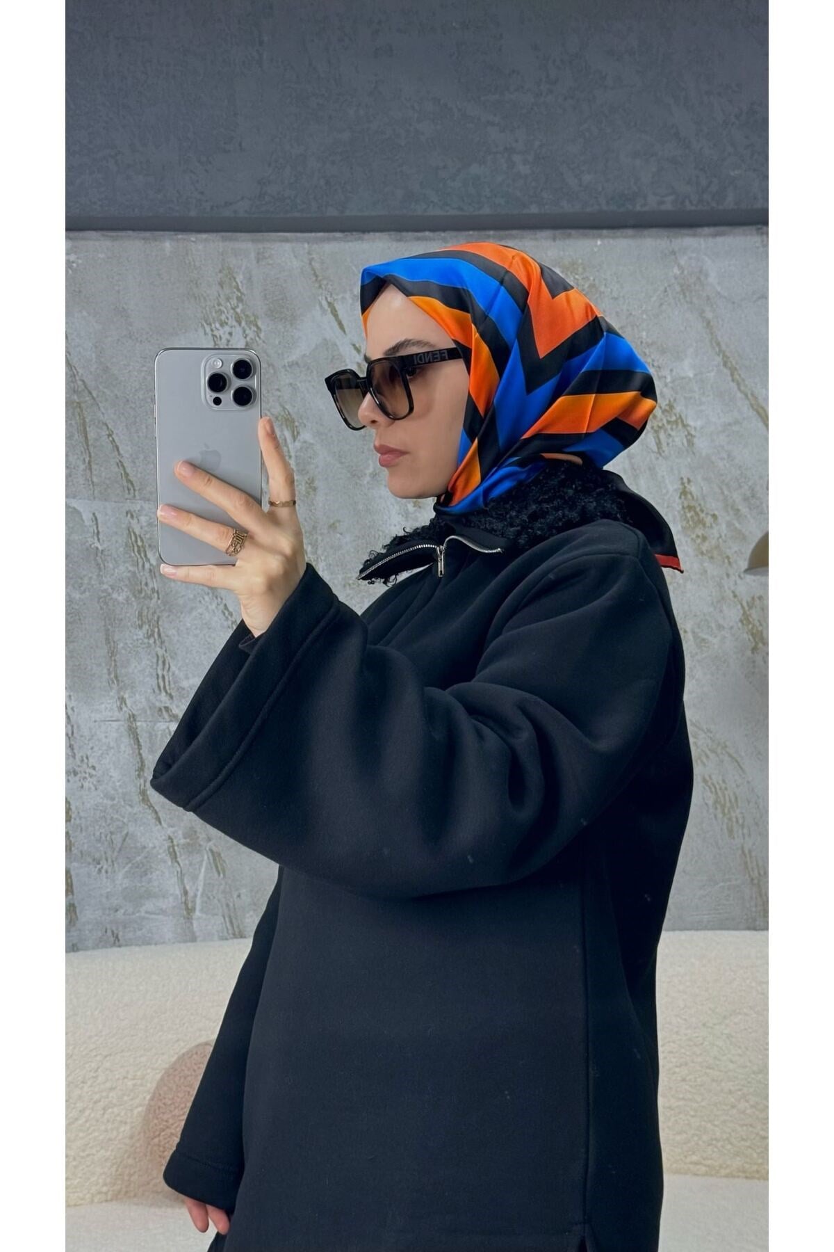 Semra İlhan - La Boutique Yeni Sezon Twill İpek Eşarp