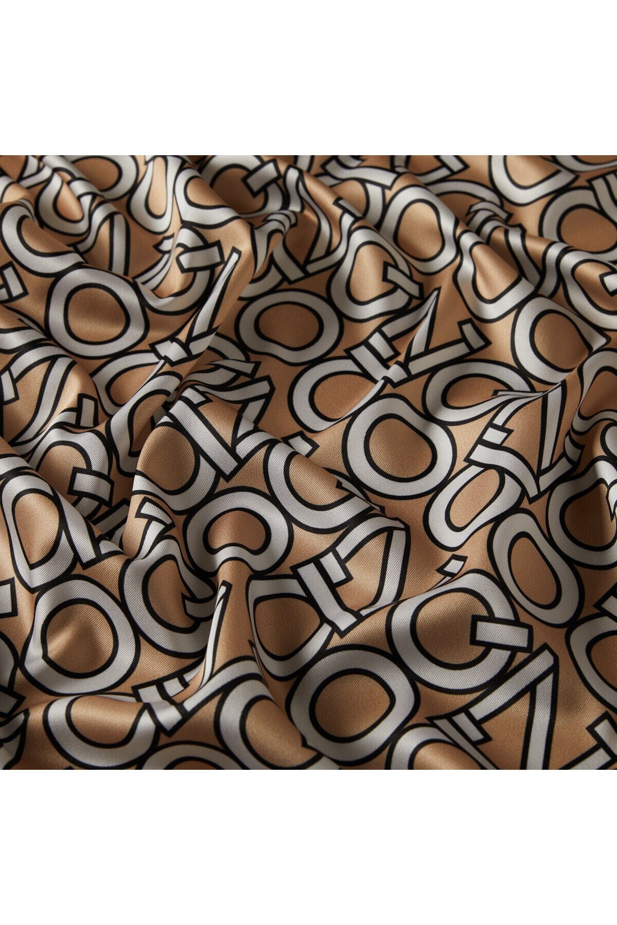 Semra İlhan - Qoza Style Monogram Desenli Eşarp
