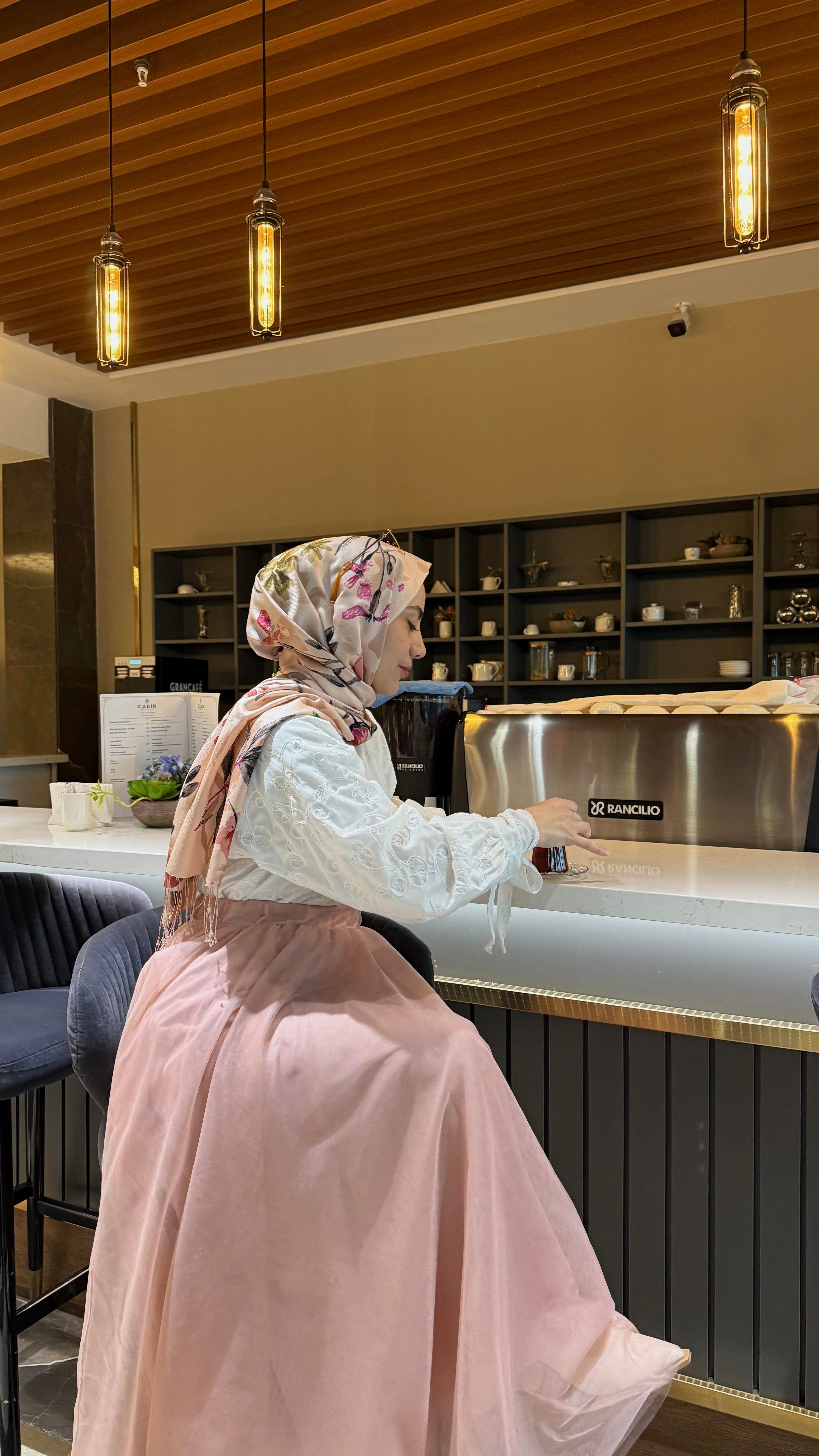 Touche Kabarık Tül Etek Pembe