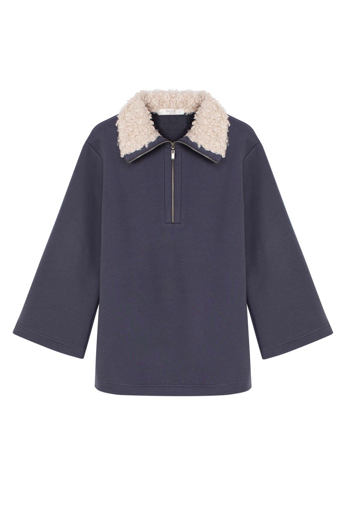 YAKASI KÜRKLÜ SWEATSHIRT