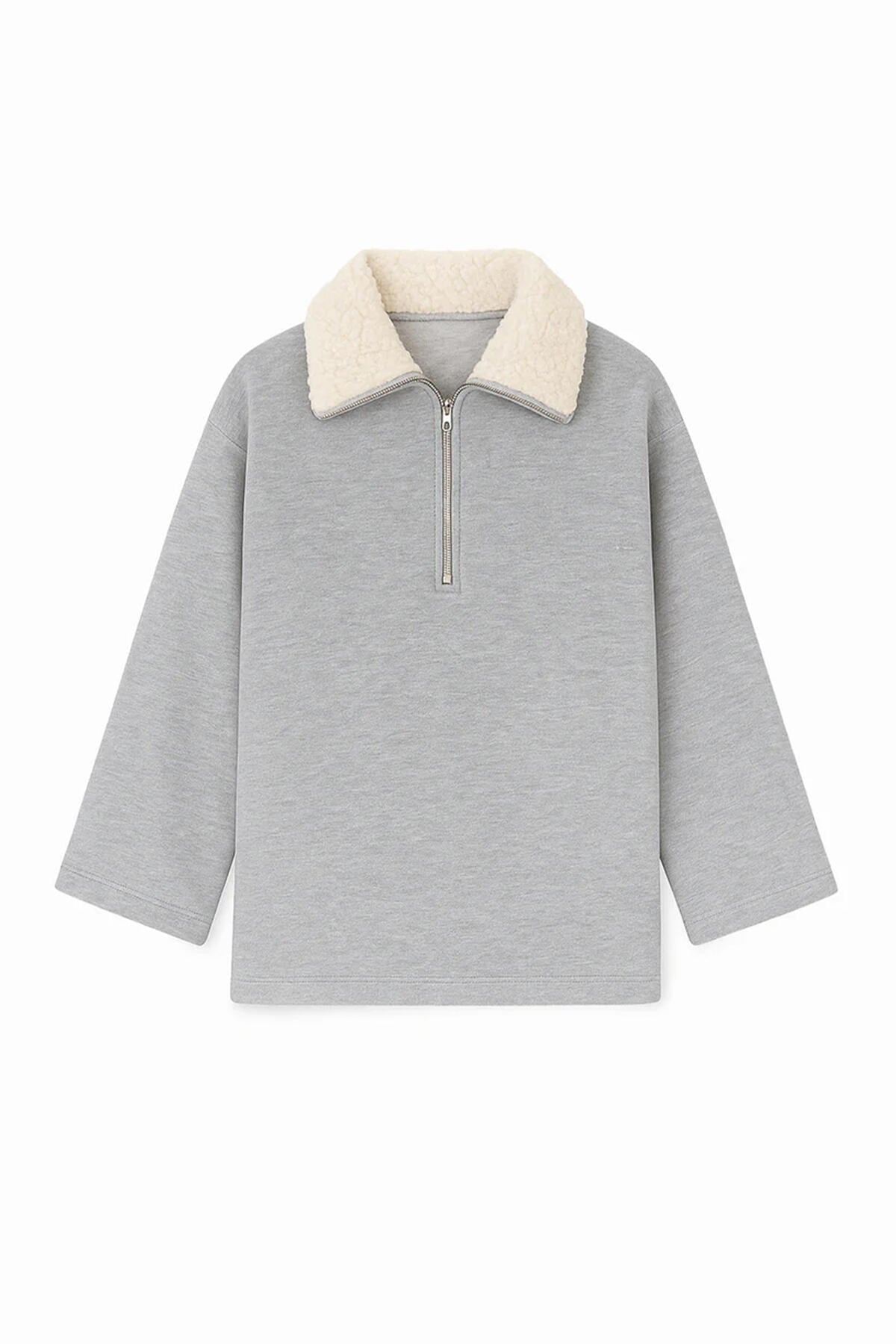 YAKASI KÜRKLÜ SWEATSHIRT