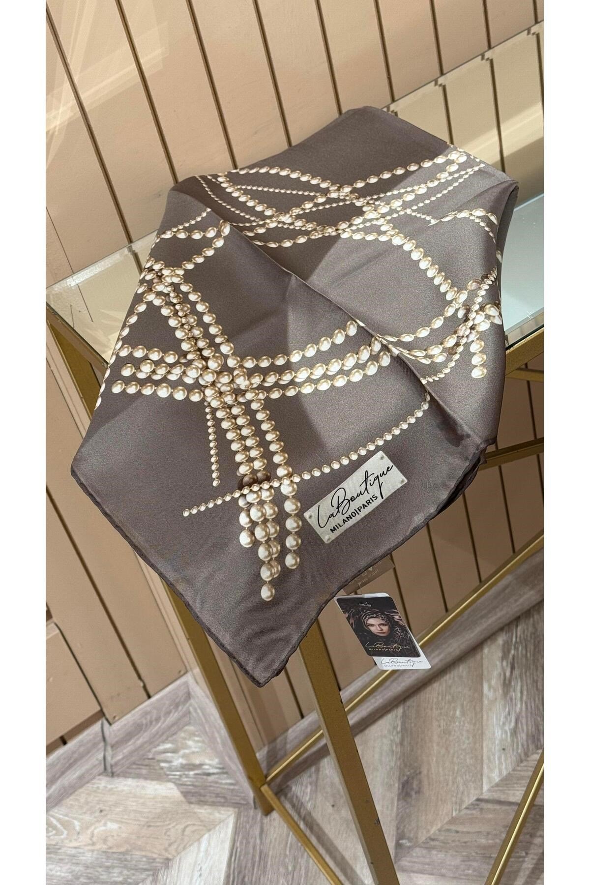 Yeni Sezon Twill İpek Eşarp 1808-04