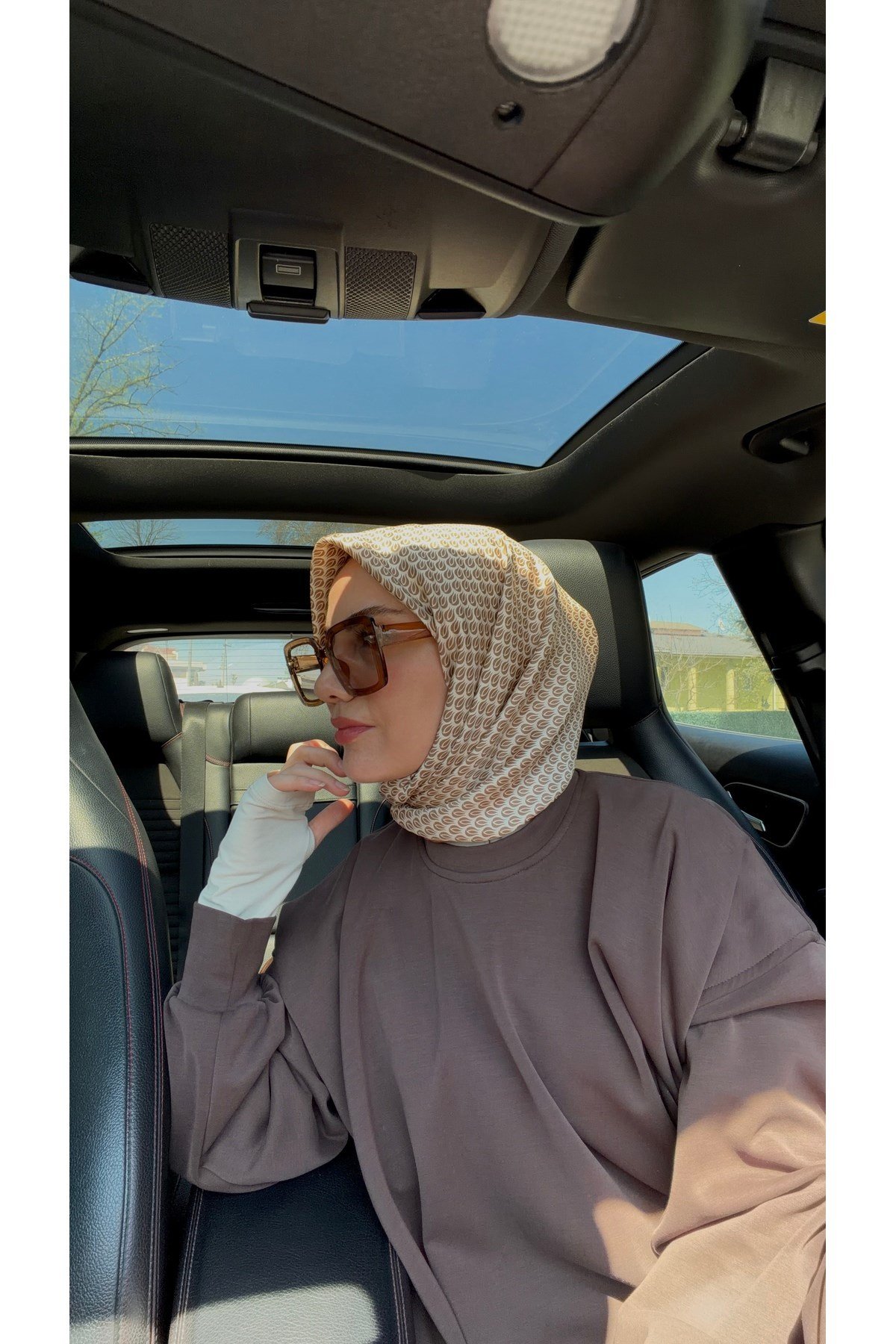 Yeni Sezon Twill İpek Eşarp 2224-06