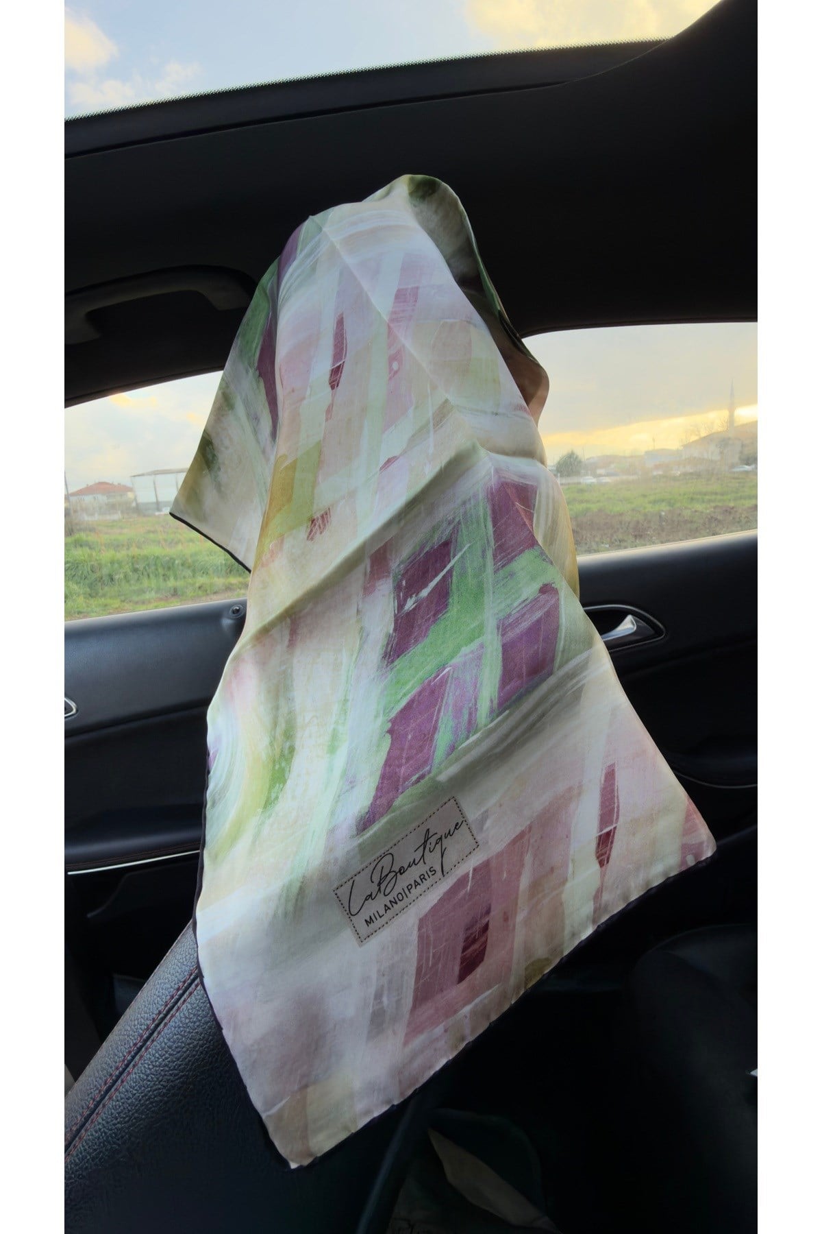 Yeni Sezon Twill İpek Eşarp 2525-01
