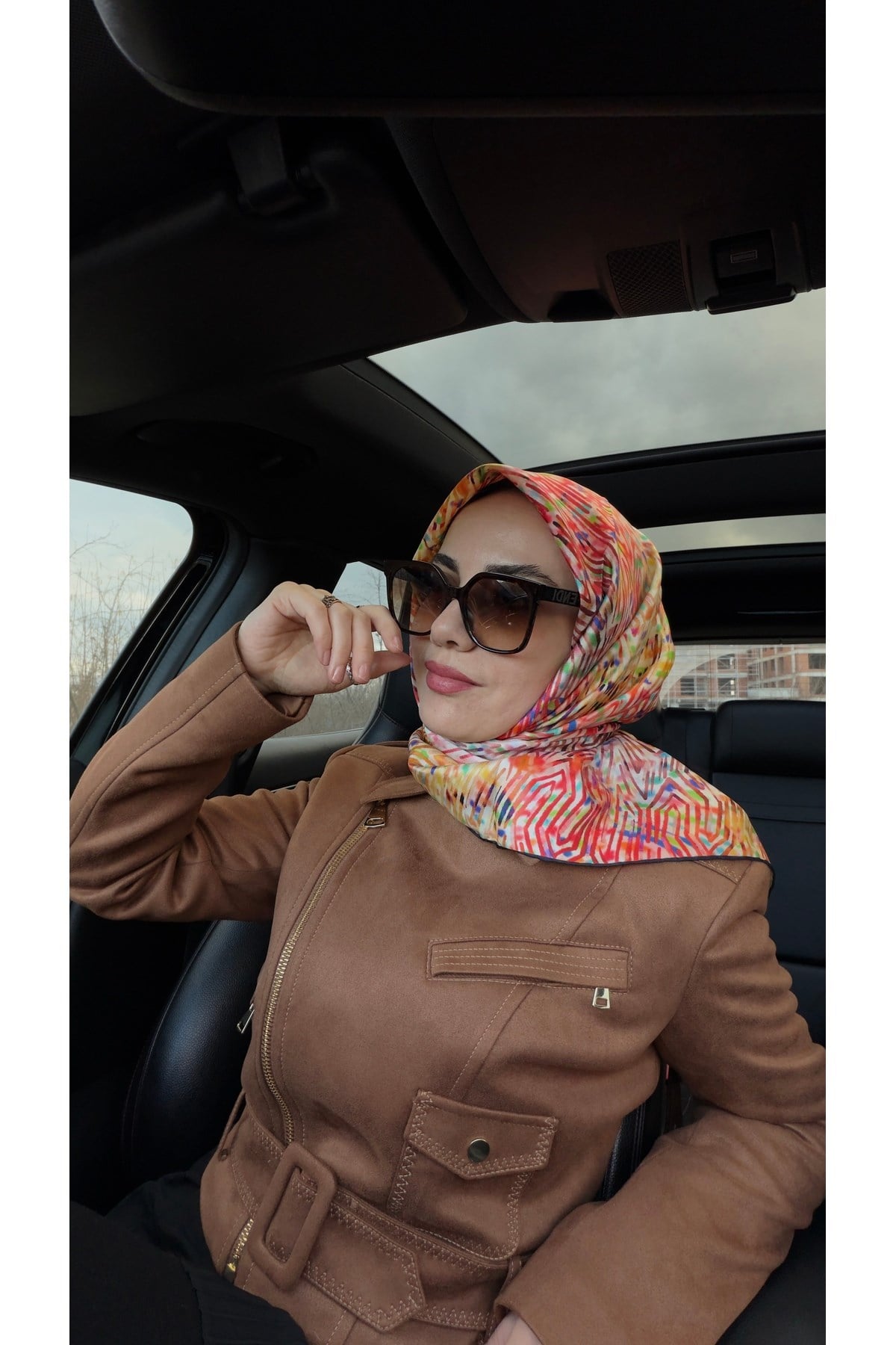 Yeni Sezon Twill İpek Eşarp 2528-01