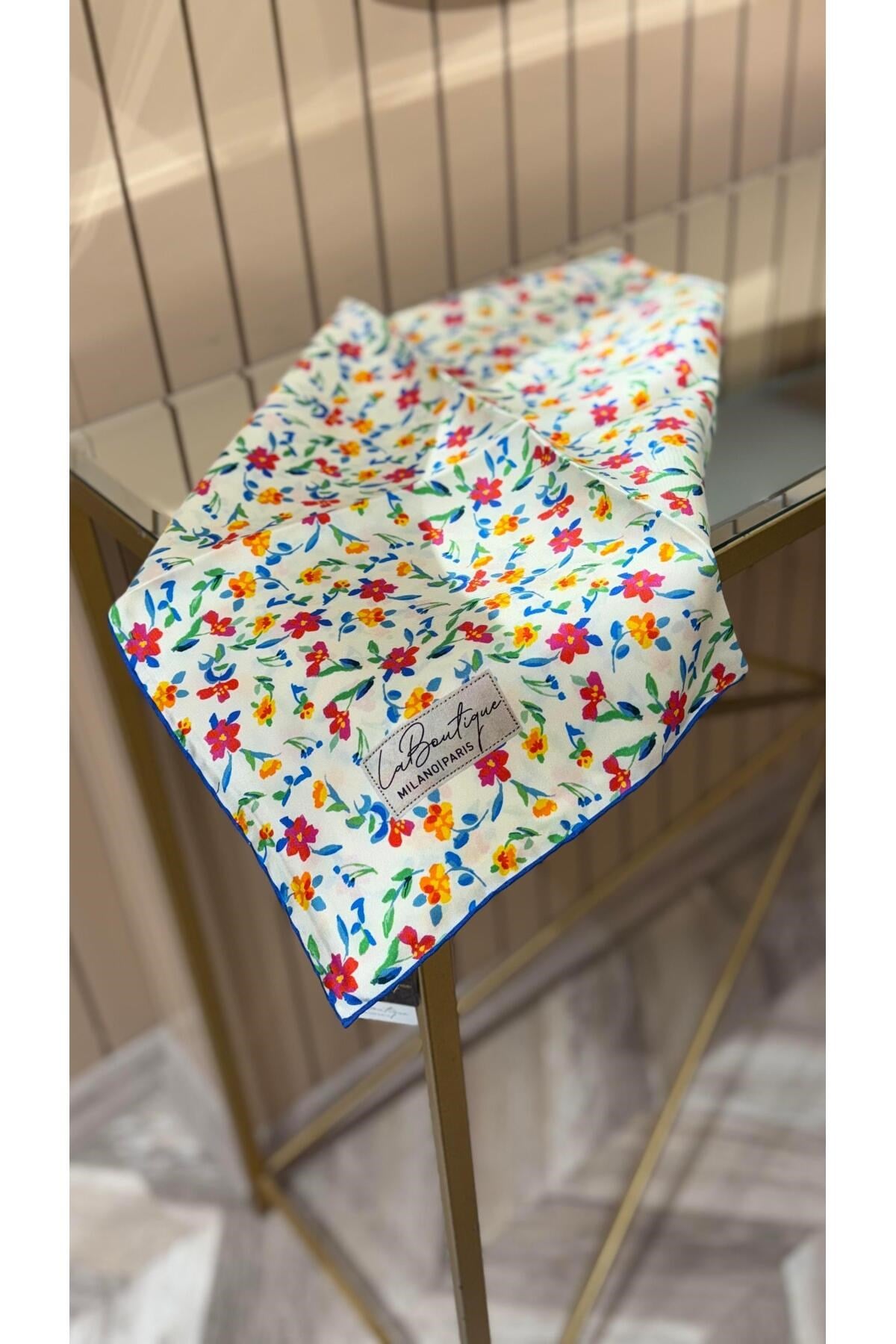 Yeni Sezon Twill İpek Eşarp 2529-02