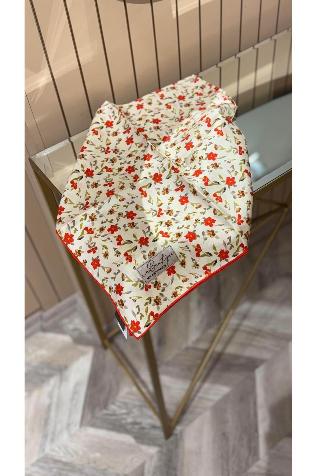 Yeni Sezon Twill İpek Eşarp 2529-07