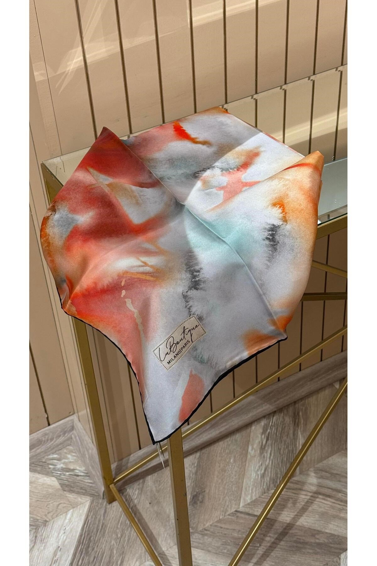 Yeni Sezon Twill İpek Eşarp 2547-04