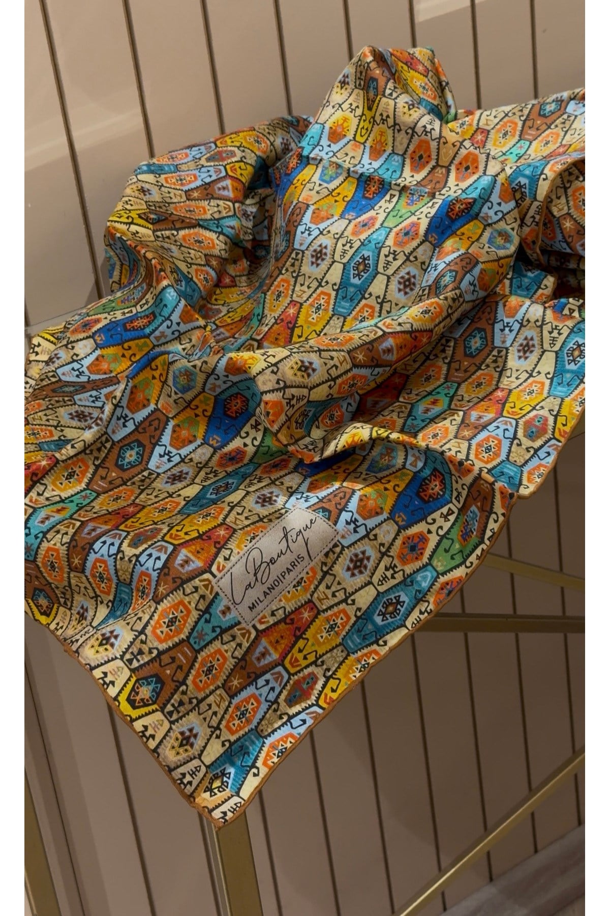 Yeni Sezon Twill İpek Eşarp 2548-03