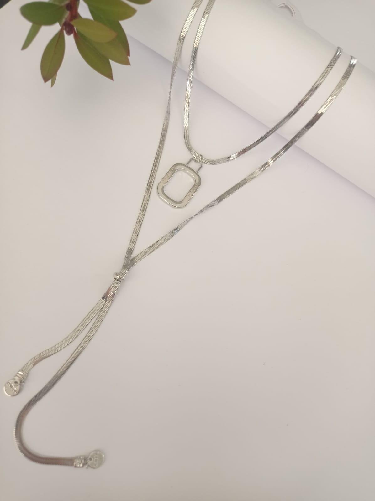 ÇELİK SİLVER İTALYAN ZİNCİR KOLYE