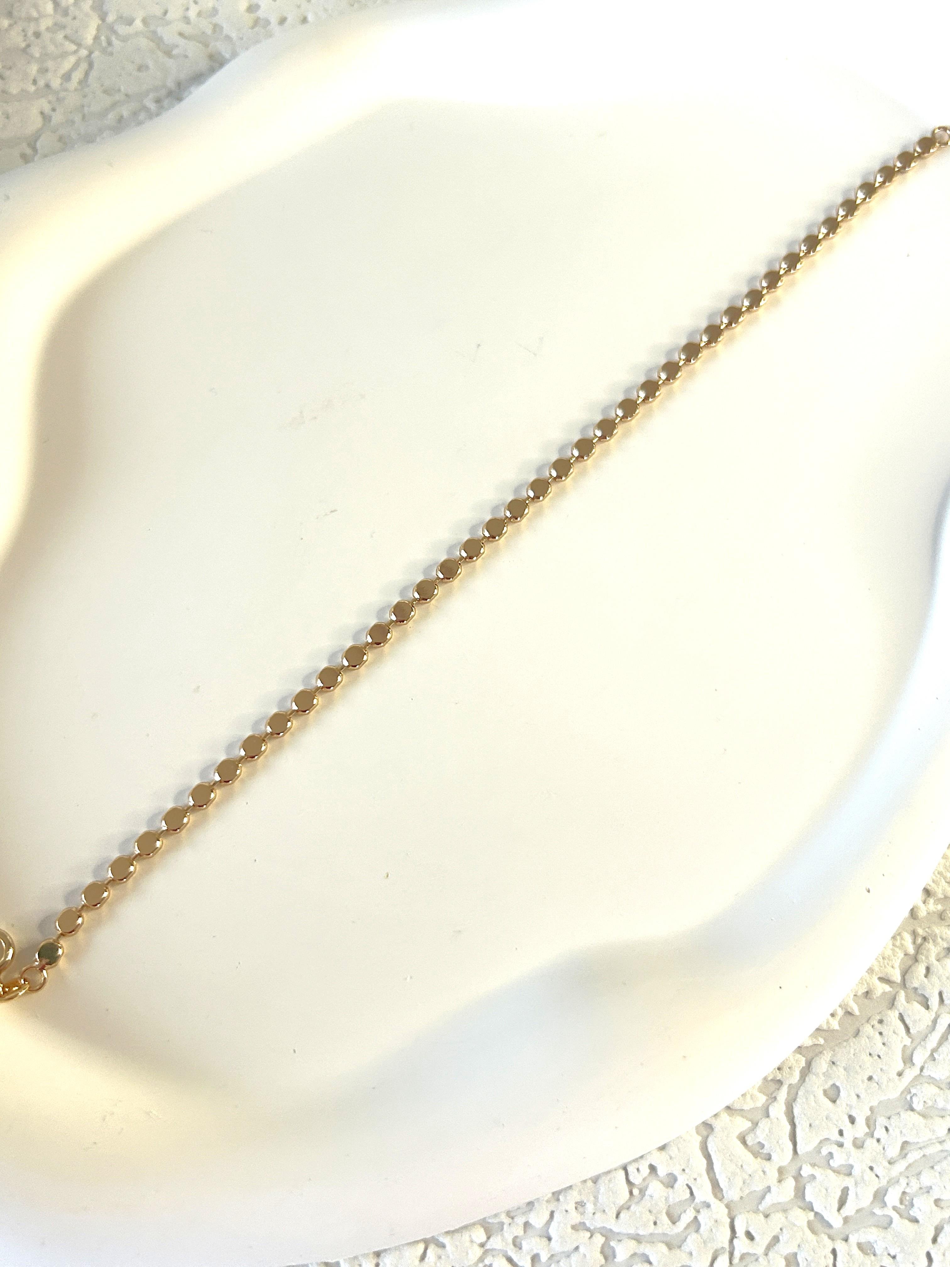 Ezme Zincir Gold Bileklik