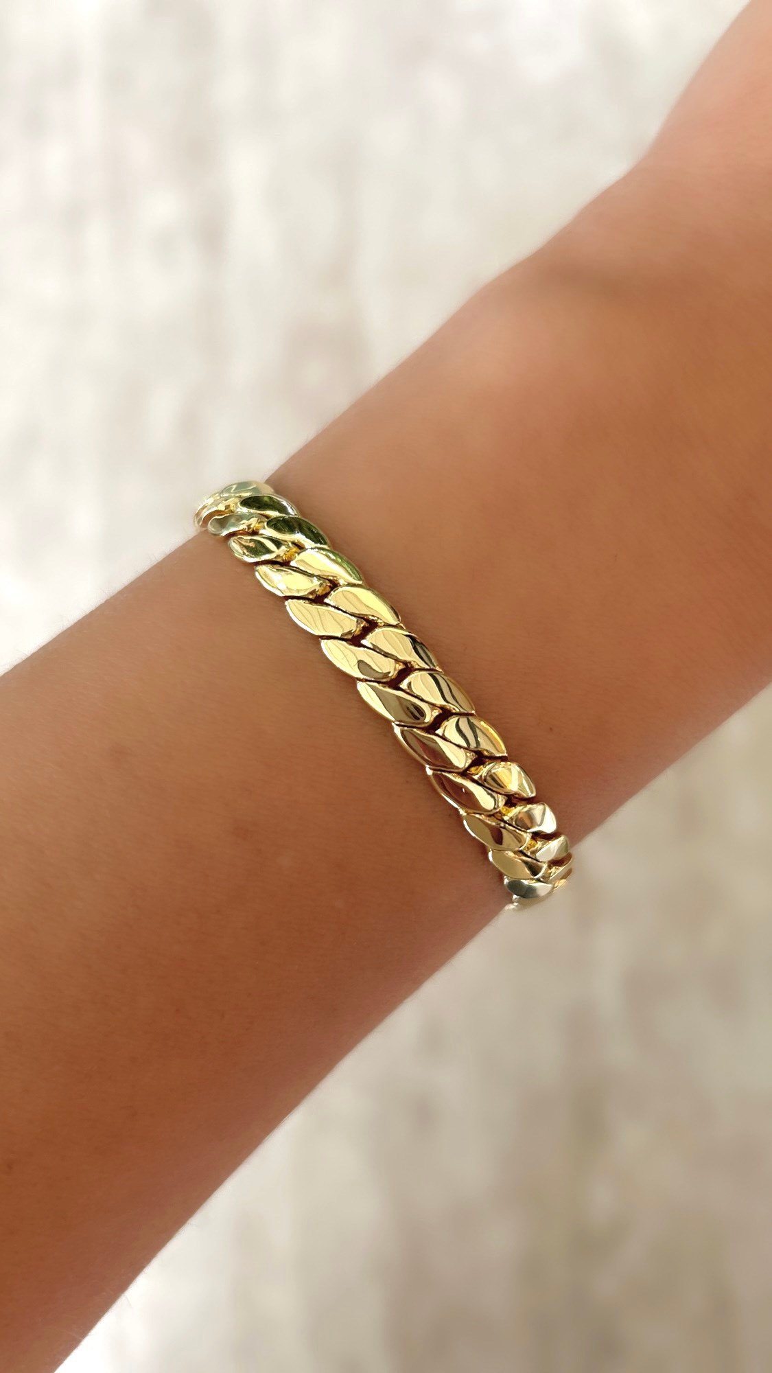 Gurmet Zincir Gold Bileklik