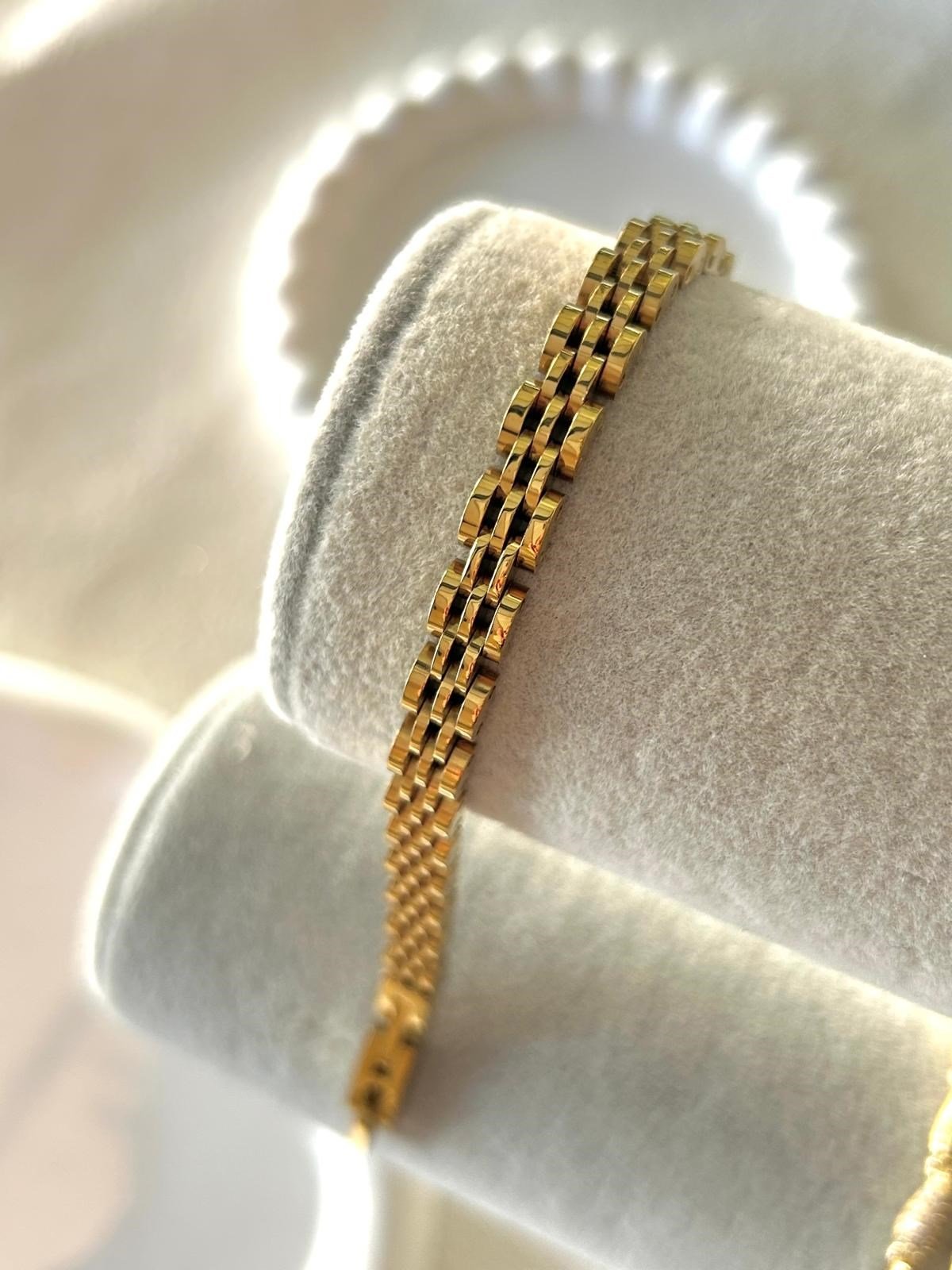 Marka Model Rlx Gold Çelik Bileklik (2mm)