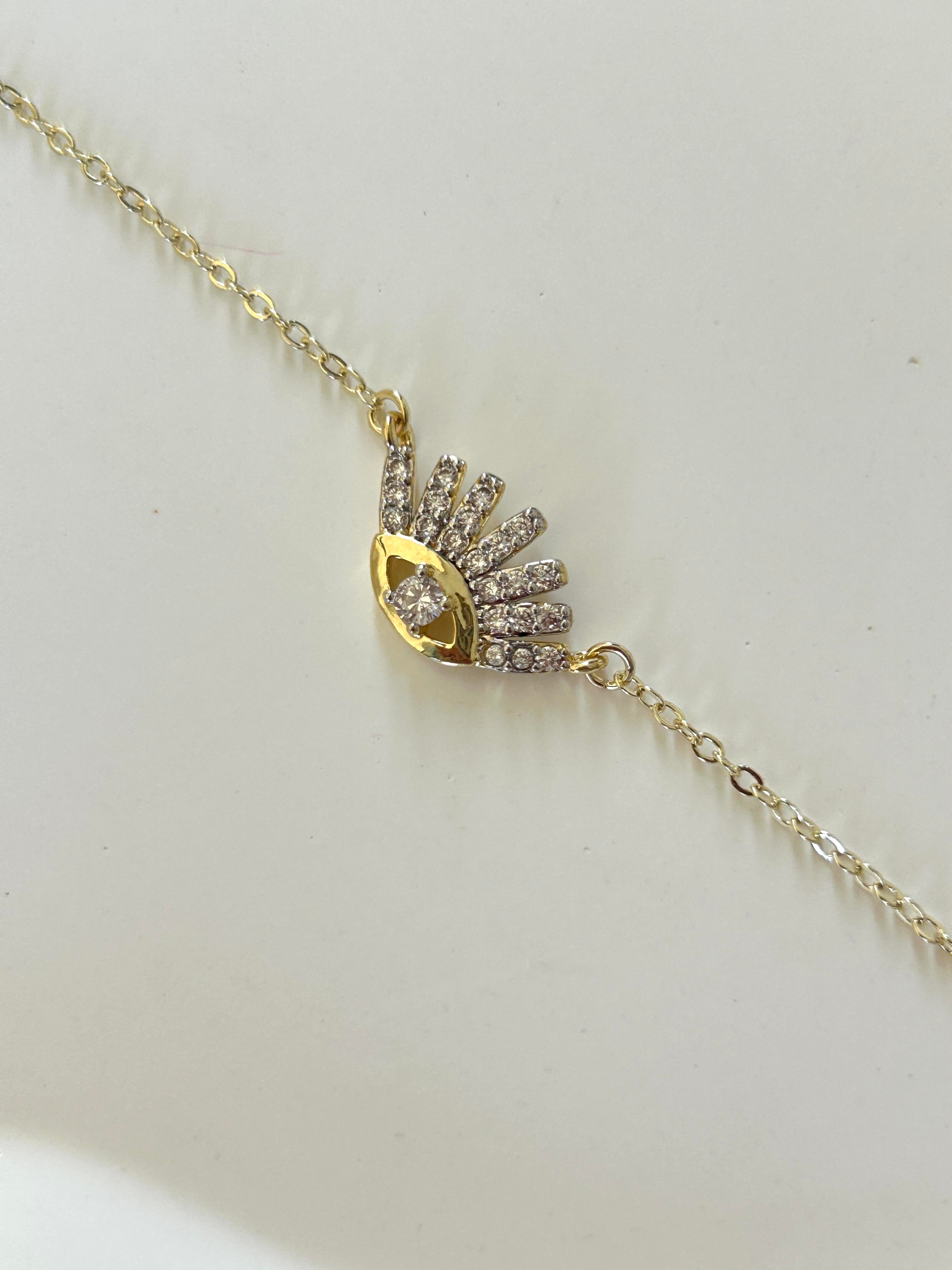 Premium Taşlı Göz Bileklik