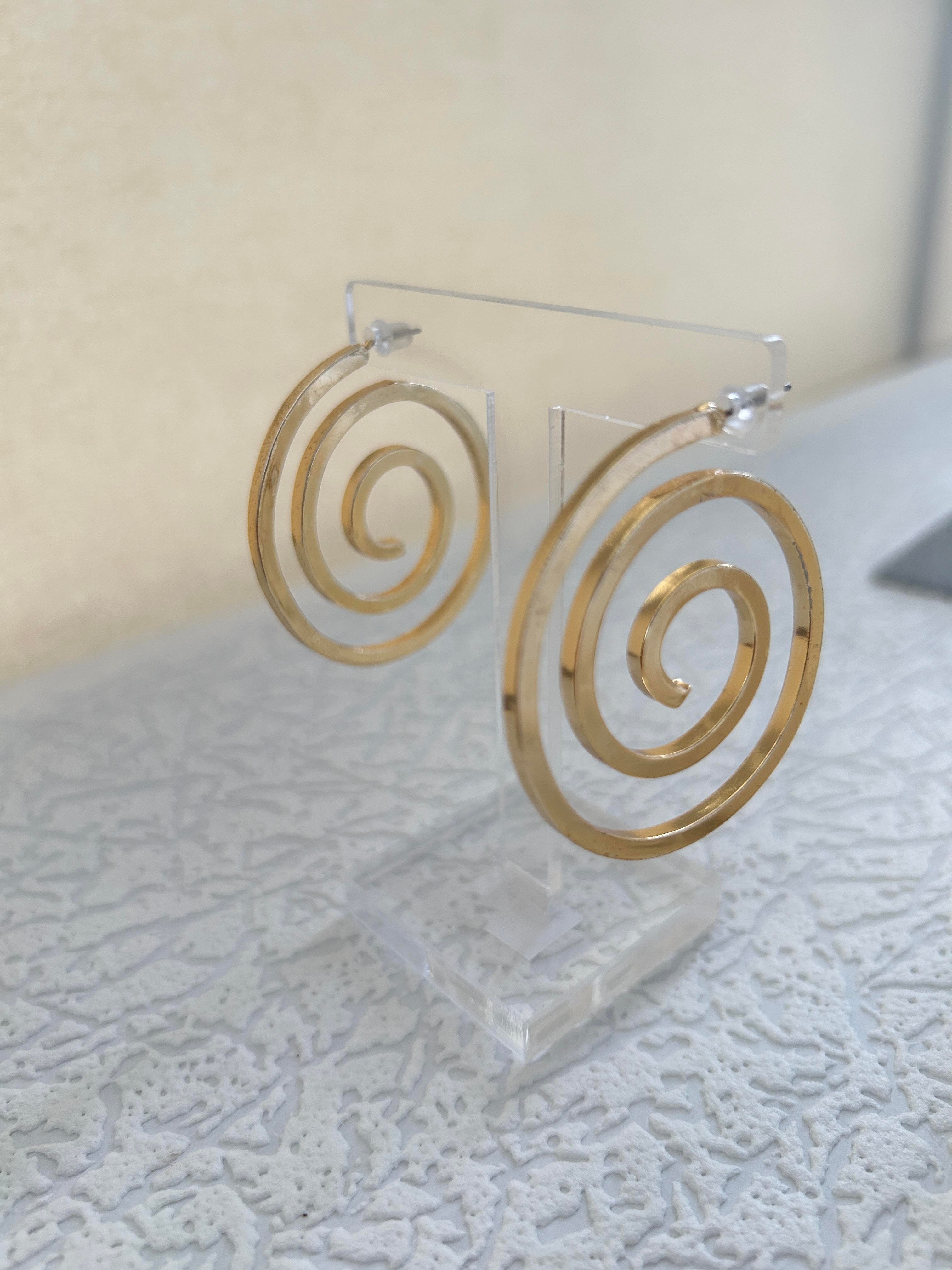 Spiral Gold Küpe