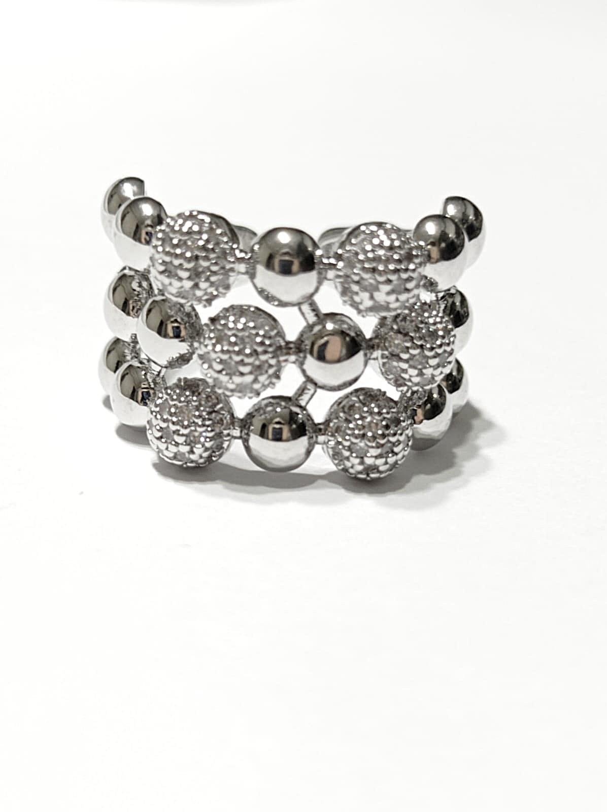 Top Silver Çelik Yüzük