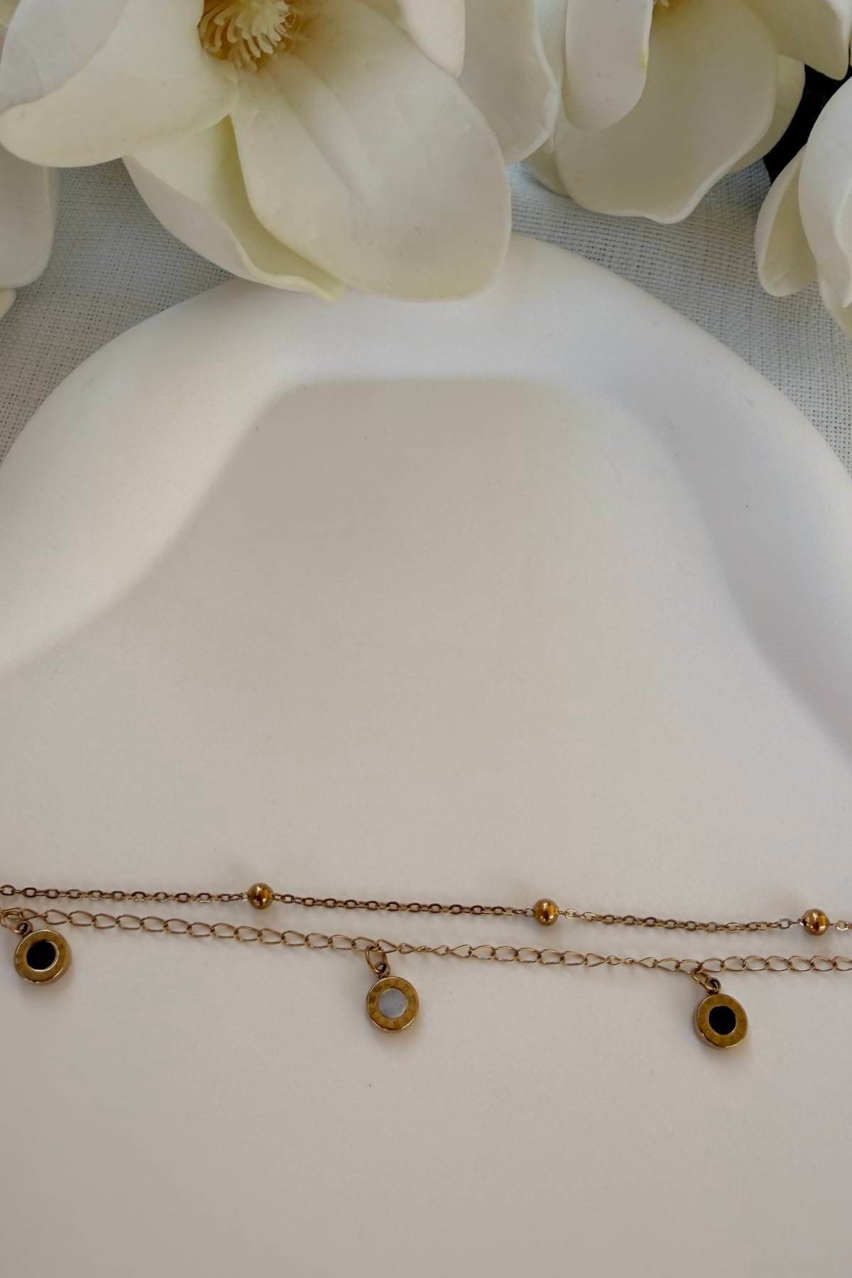 Çelik Gold Sedefli MRK Halhal