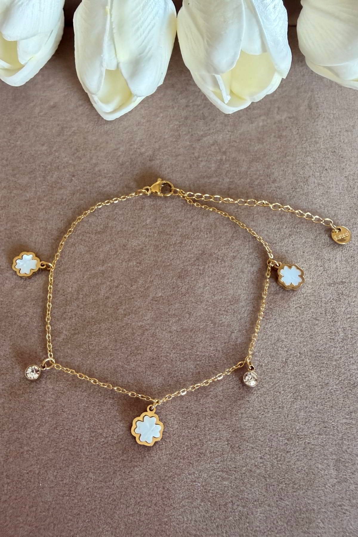 Çelik Gold Yonca Halhal