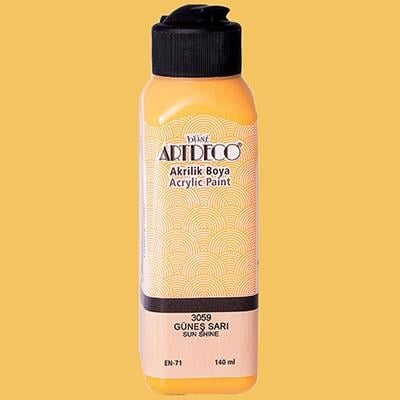  Artdeco Akrilik Boya 140Ml Güneş Sarı 3059