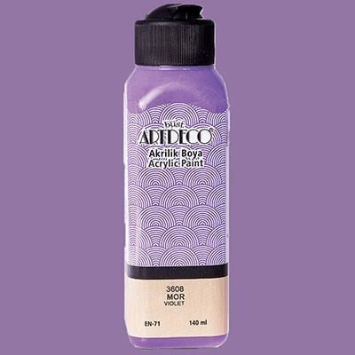  Artdeco Akrilik Boya 140Ml Mor 3608