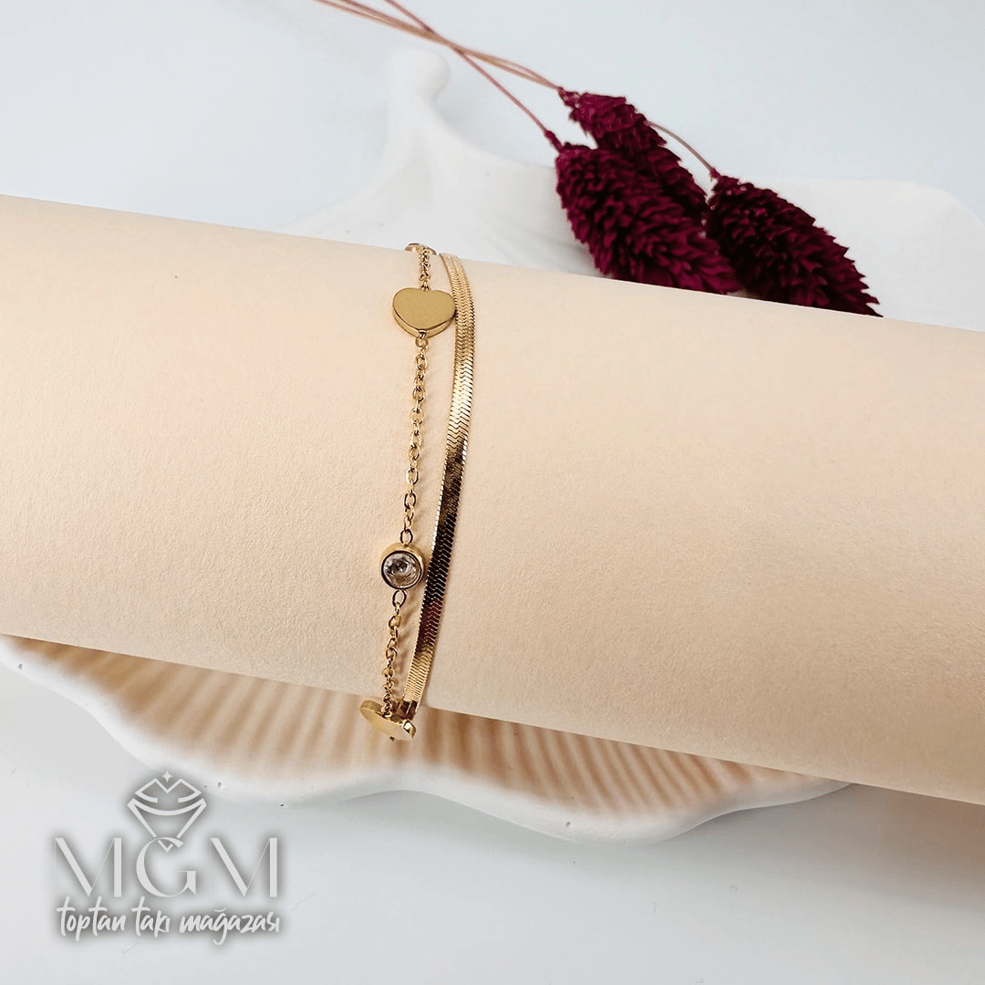 Çelik Bileklikler 16+5 Cm Uzatma Payı - Kbl0148