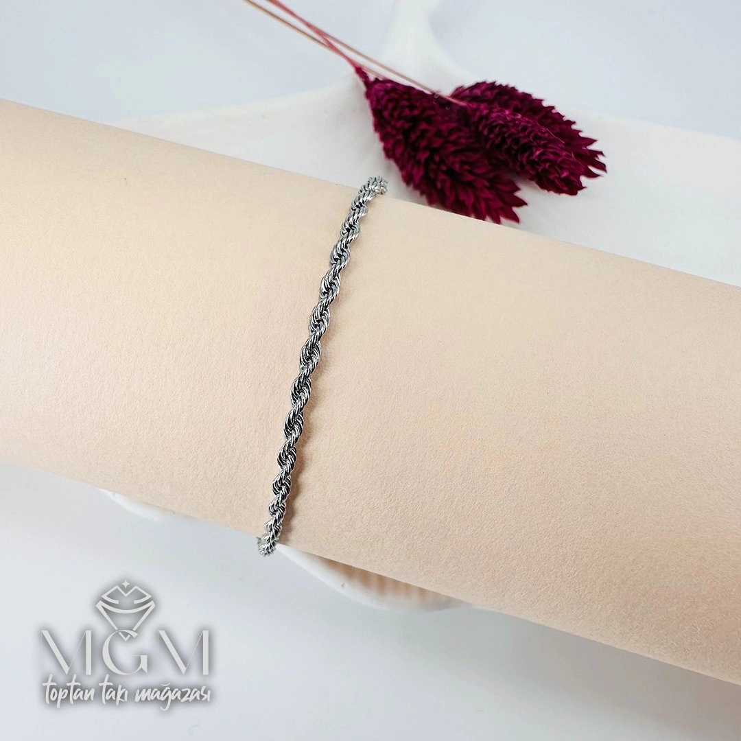 Çelik Burgu Bileklik 2 Mm - Kbl0091