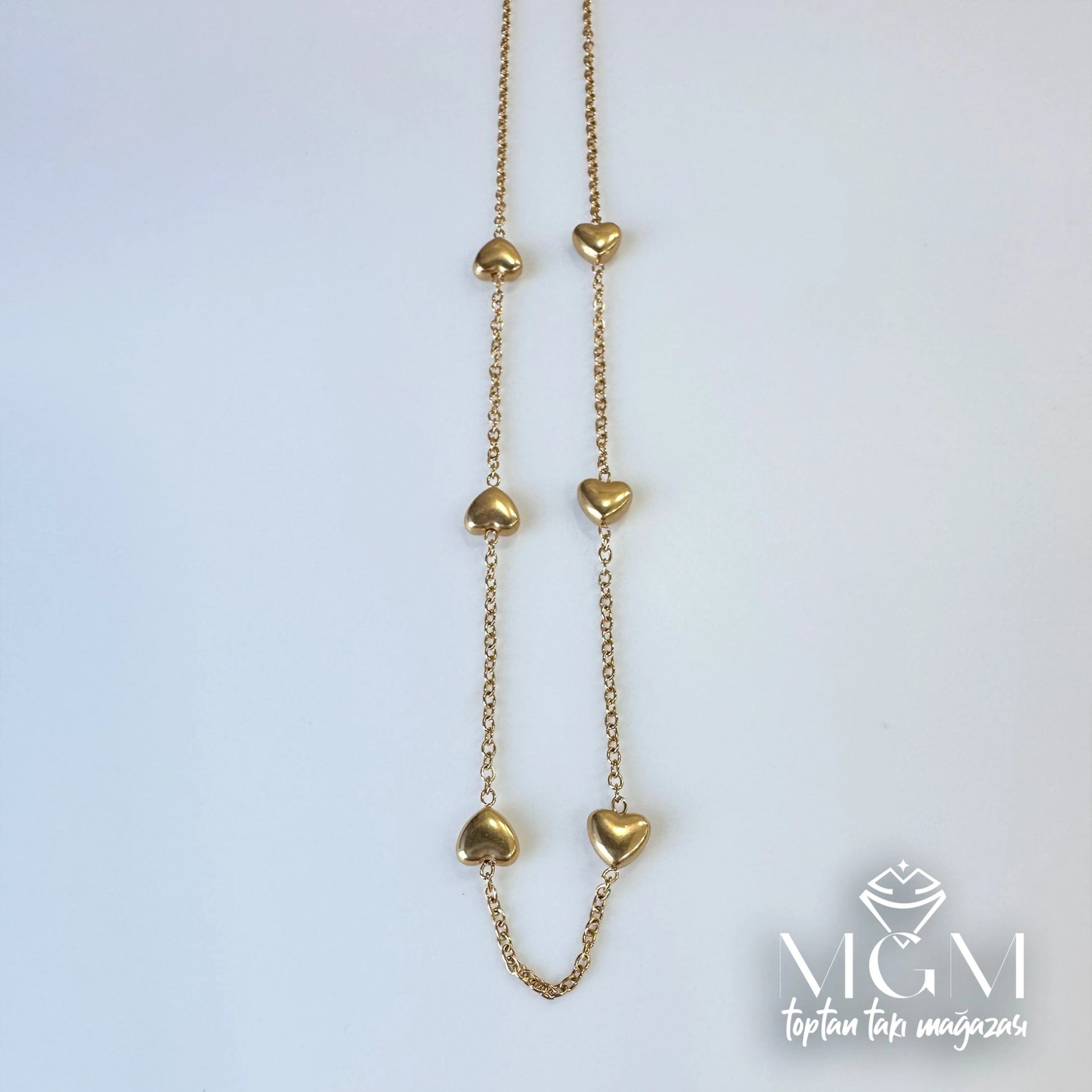 Çelik Kolyeler 40+5 Cm Uzatma Payı - Kl0033
