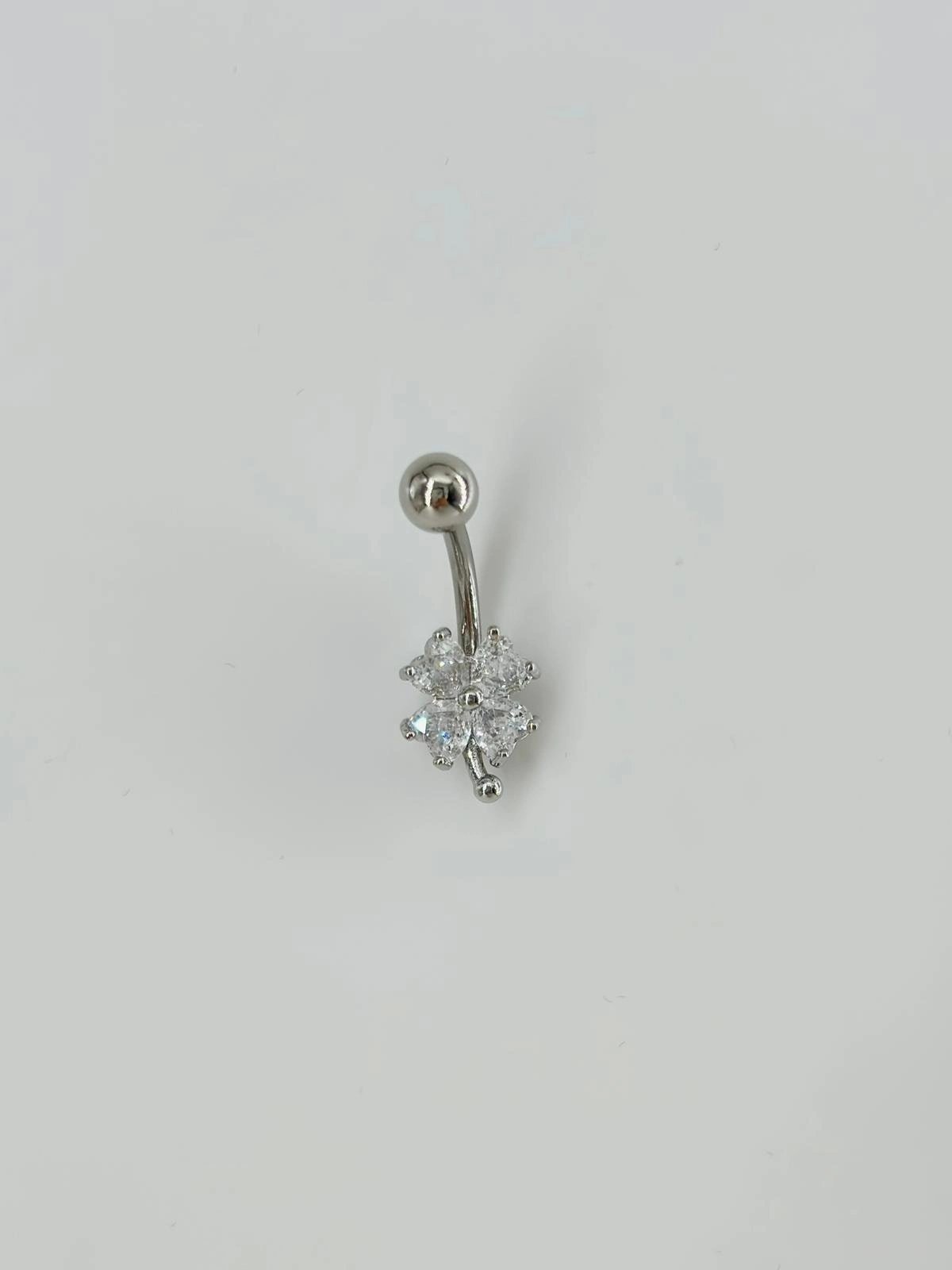 Çiçek Detaylı Göbek Piercing - Pg0081