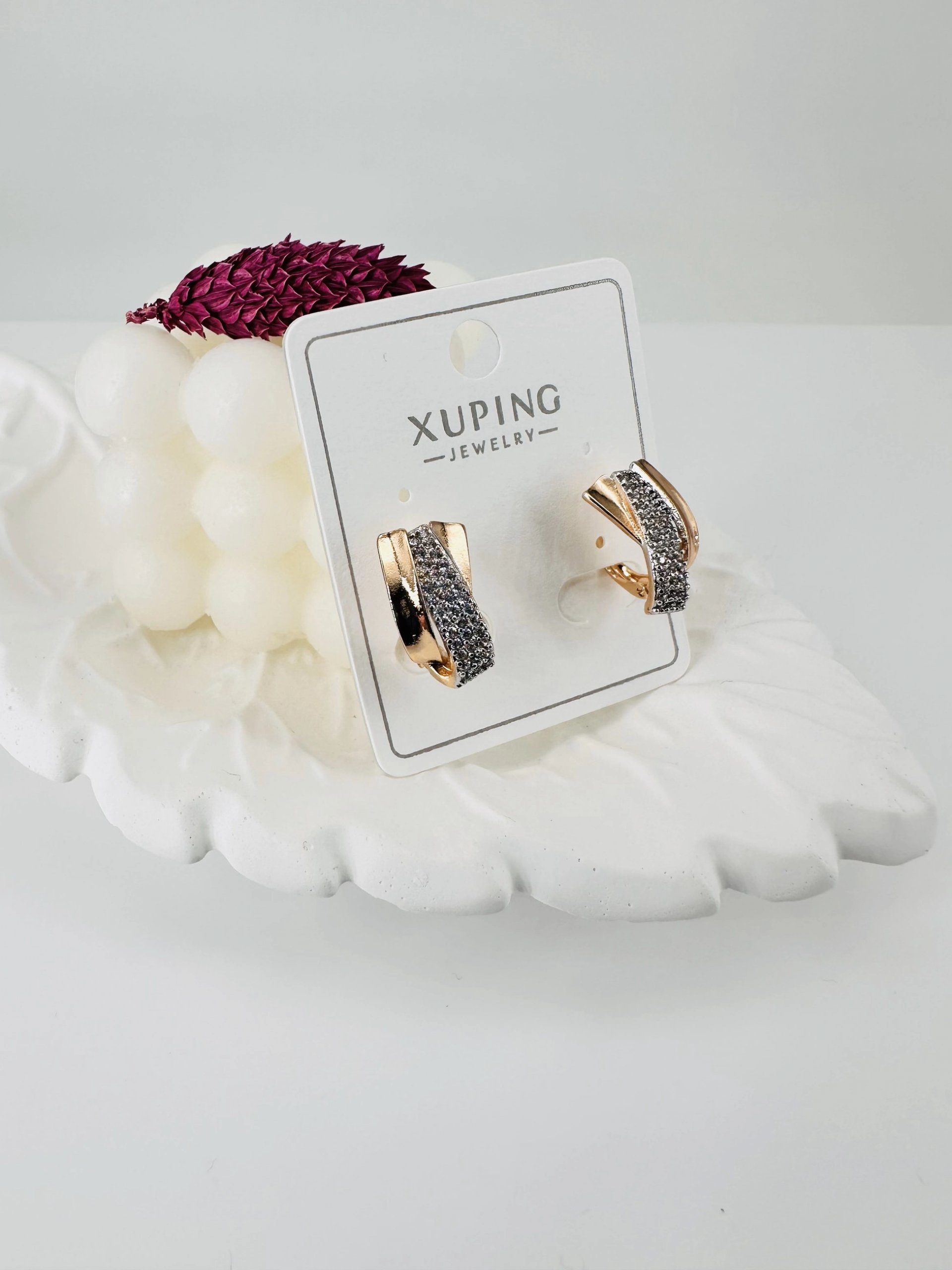 Rose  Zirkon Taşlı Pirinç  Vip Series - Kp00301