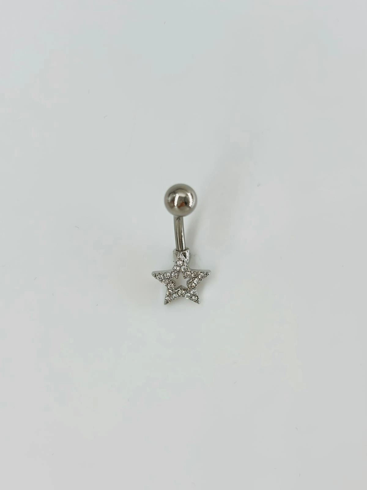 Yıldız Detaylı Göbek Piercing - Pg0083