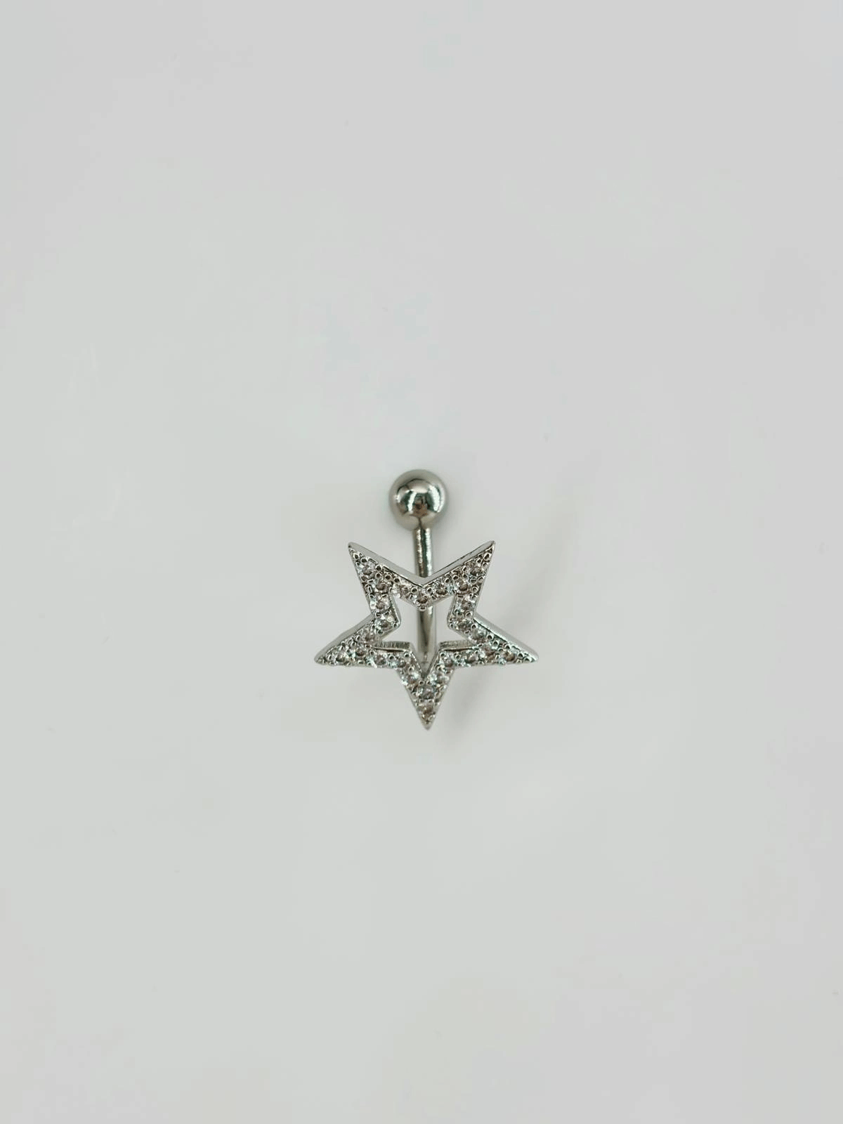 Yıldız Detaylı Göbek Piercing - Pg0101