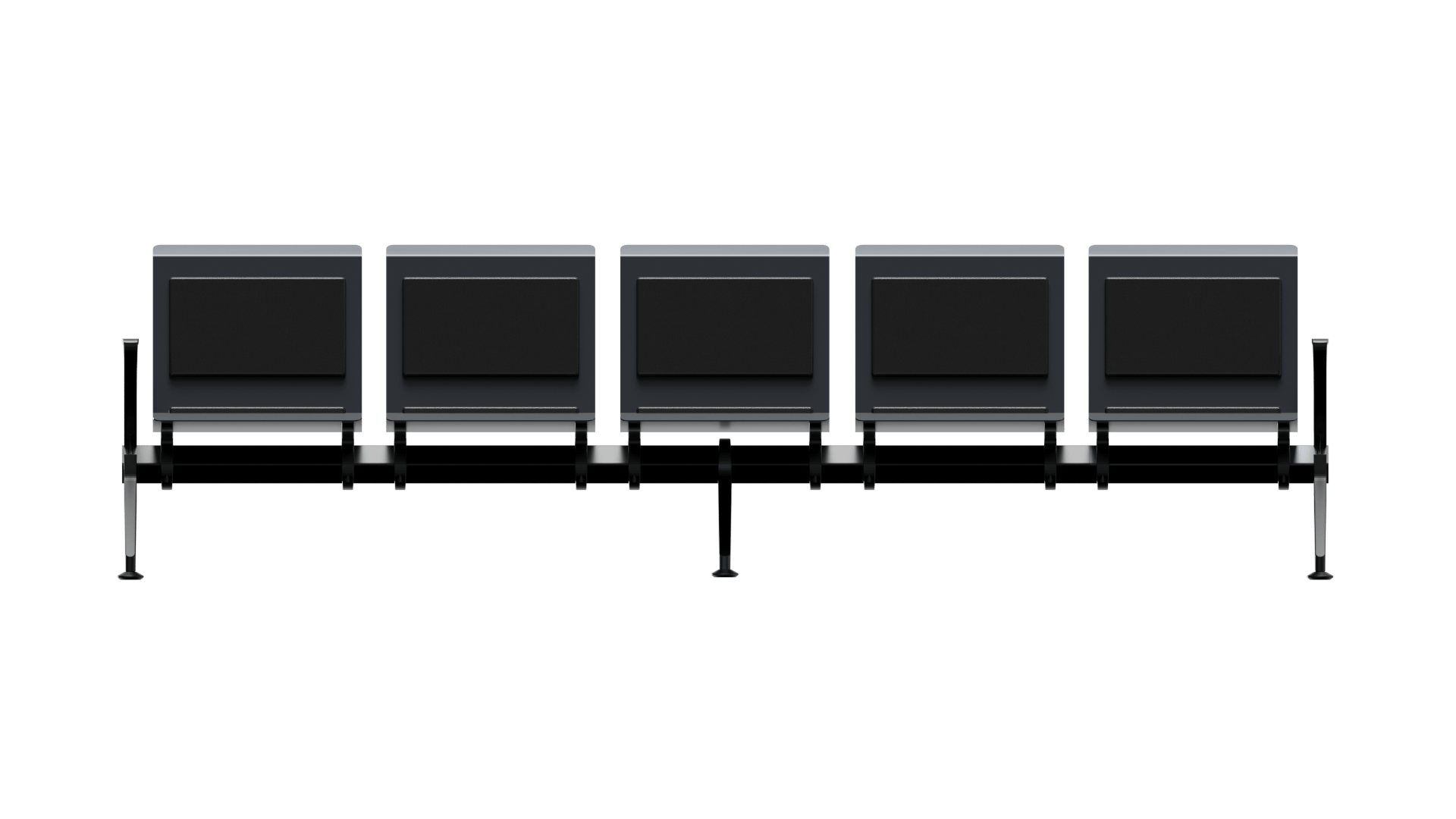 FERRGIO Dörtlü Kollu Bekleme Koltuğu | Maksimum Kapasiteli Terminal Bankı | Gasell