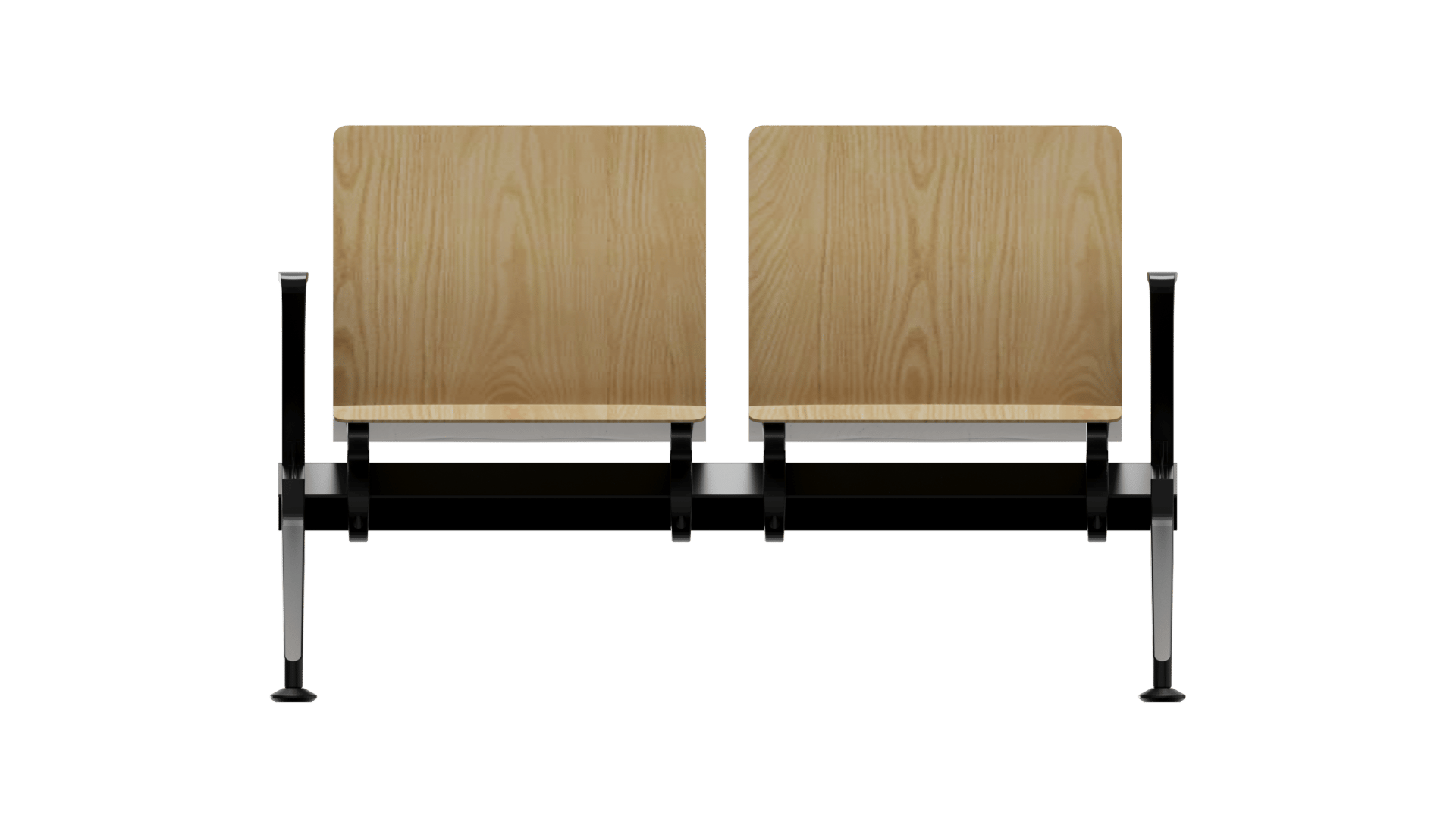 FERRGIO Wood İkili Kollu Bekleme Koltuğu