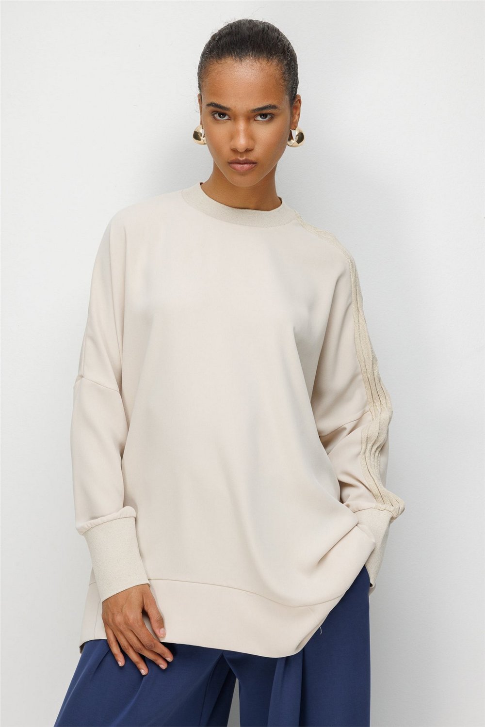 Ghisa 3610T4831 Kadın Düz Tunik