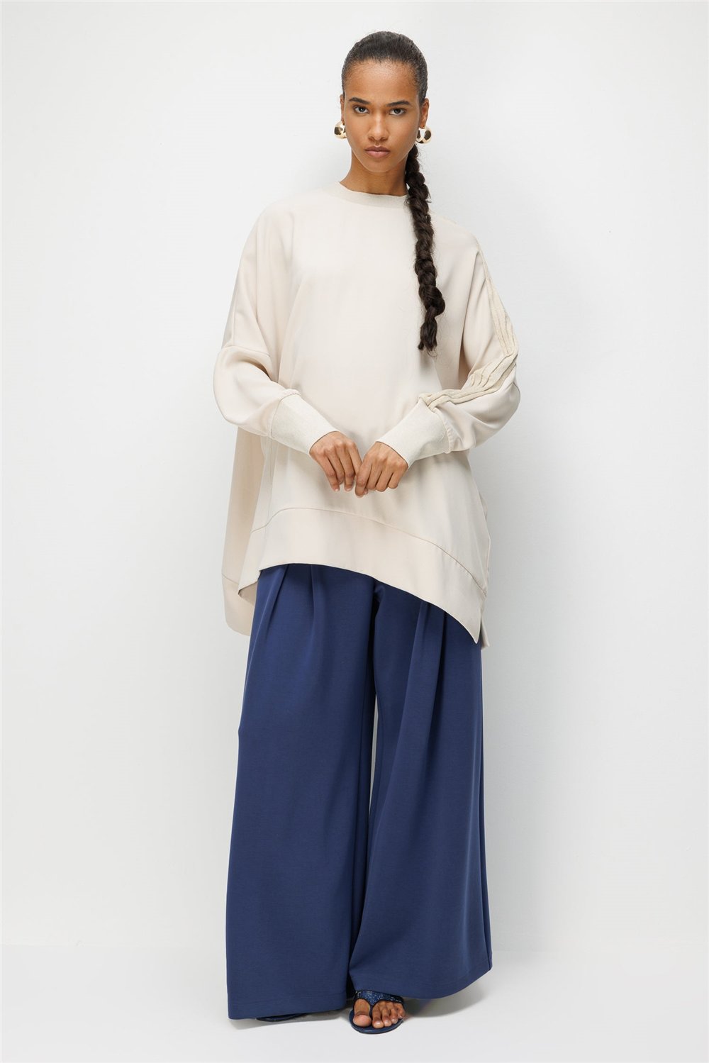 Ghisa 3610T4831 Kadın Düz Tunik