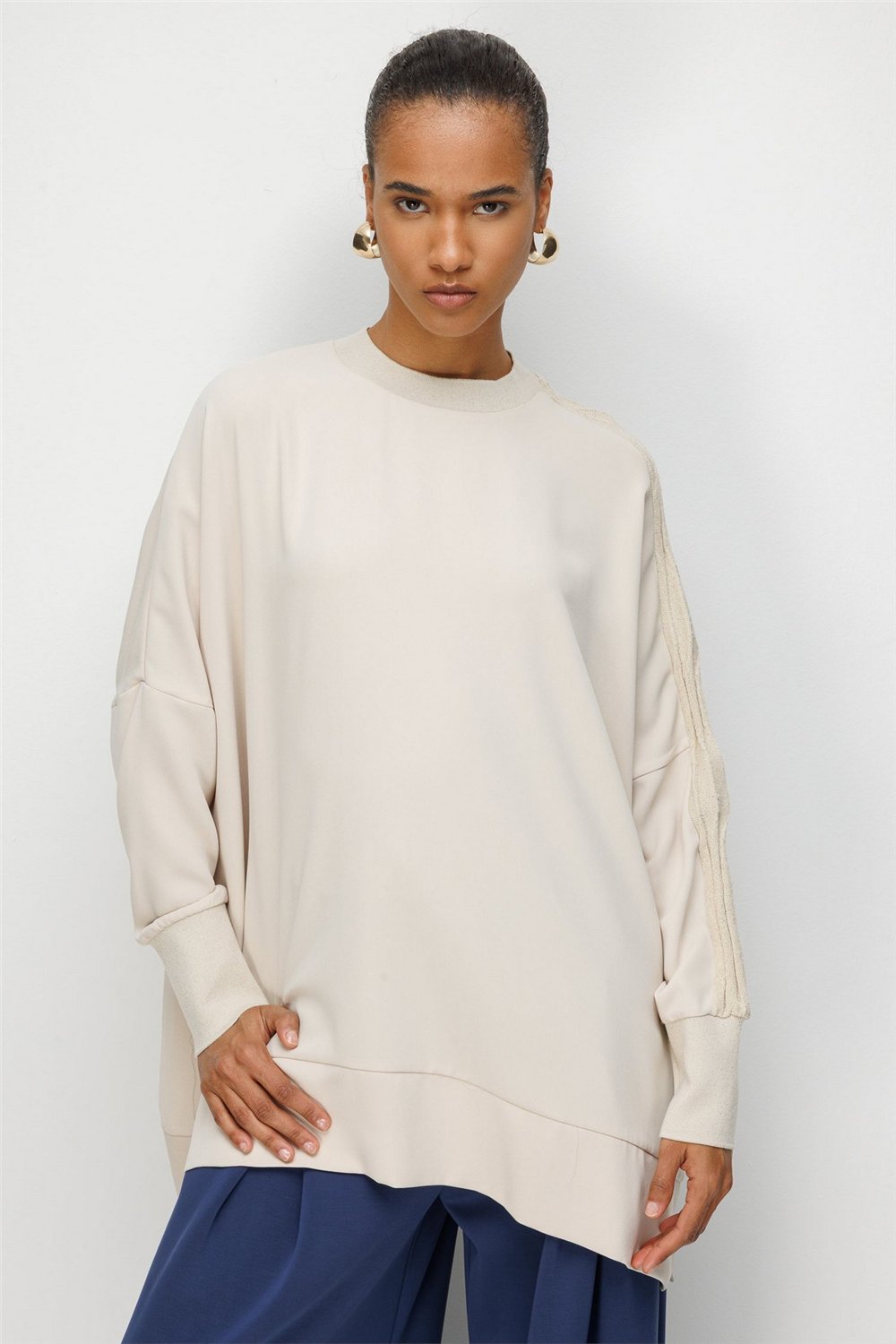 Ghisa 3610T4831 Kadın Düz Tunik