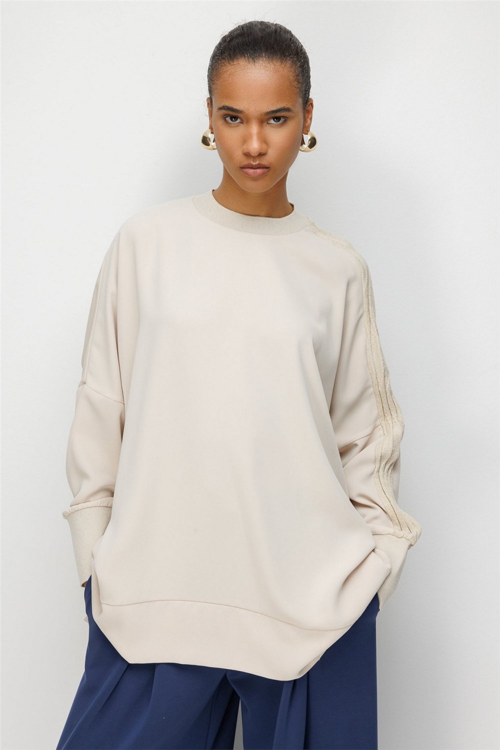 Ghisa 3610T4831 Kadın Düz Tunik