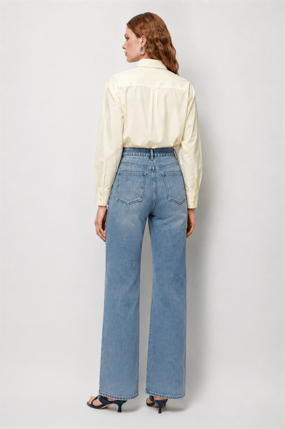 Ghisa 3611P8081 Kadın Cep Detaylı Denim Pantolon