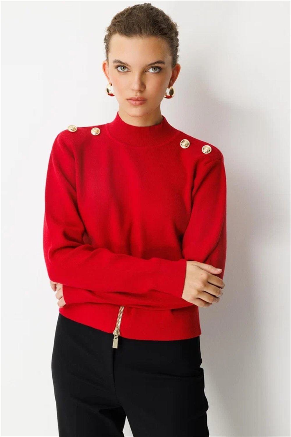 Ghisa 3620T4863 Kadın Düz Tunik