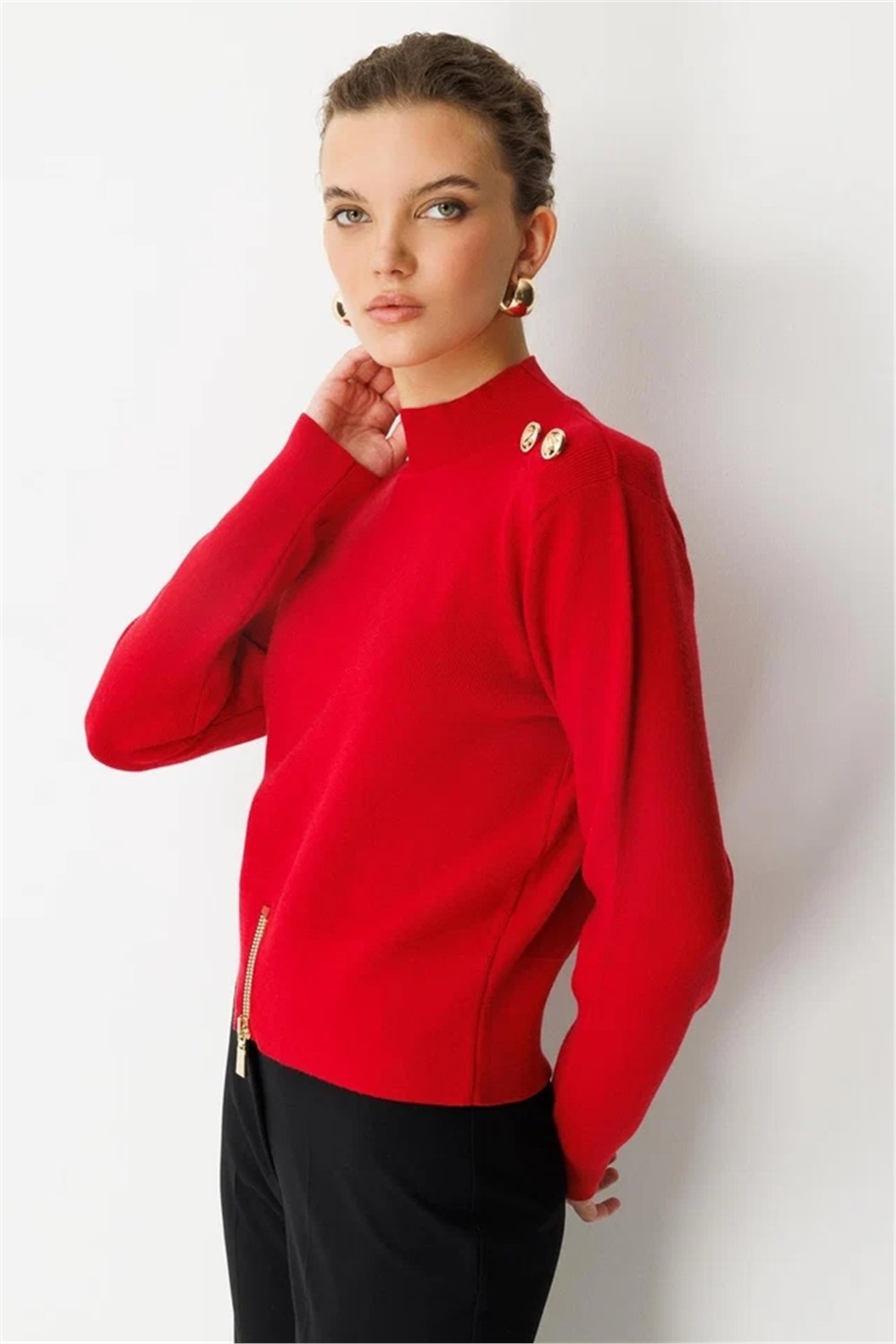 Ghisa 3620T4863 Kadın Düz Tunik
