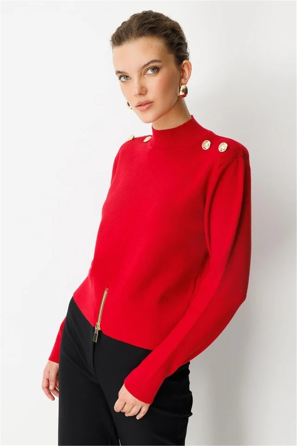 Ghisa 3620T4863 Kadın Düz Tunik