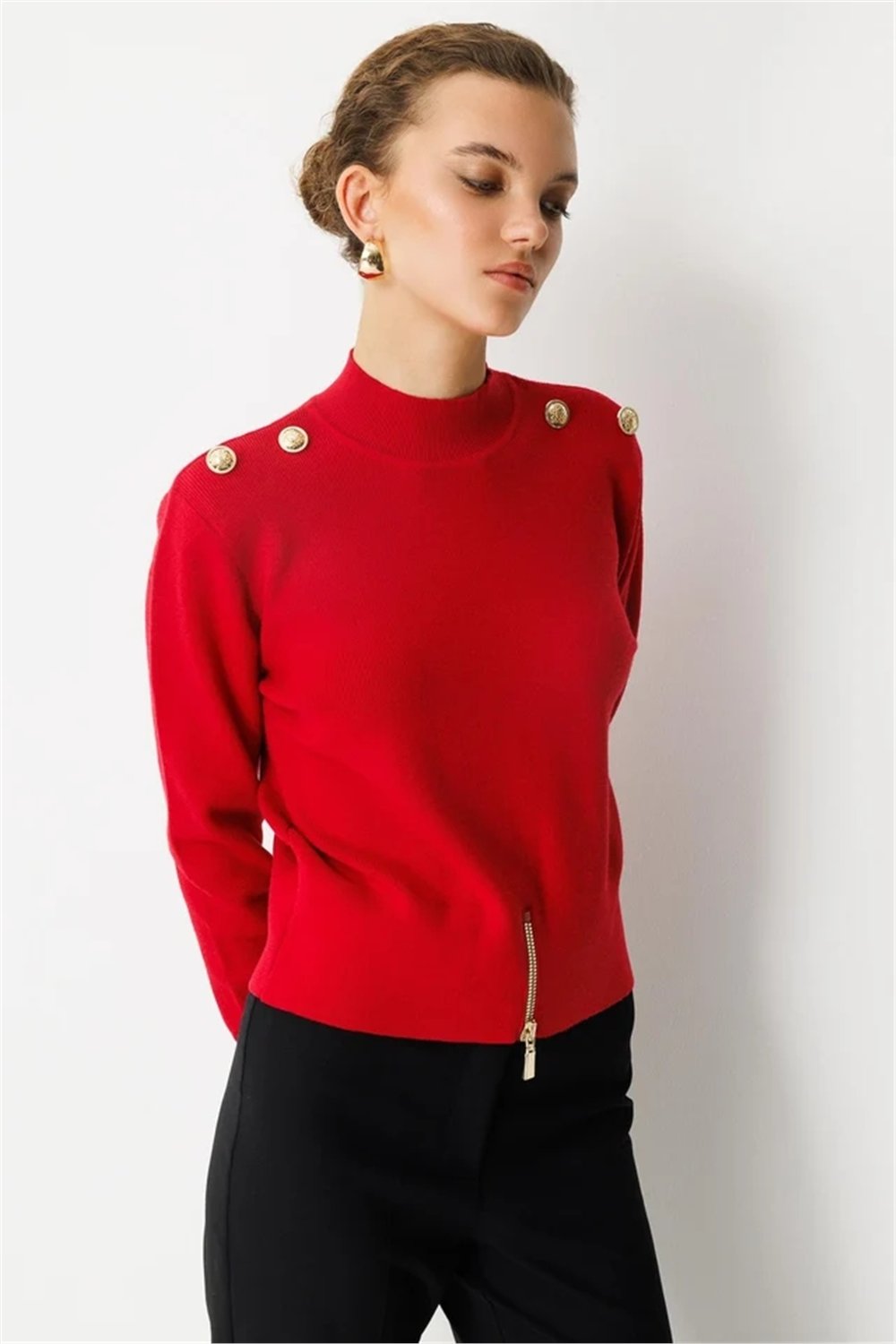 Ghisa 3620T4863 Kadın Düz Tunik